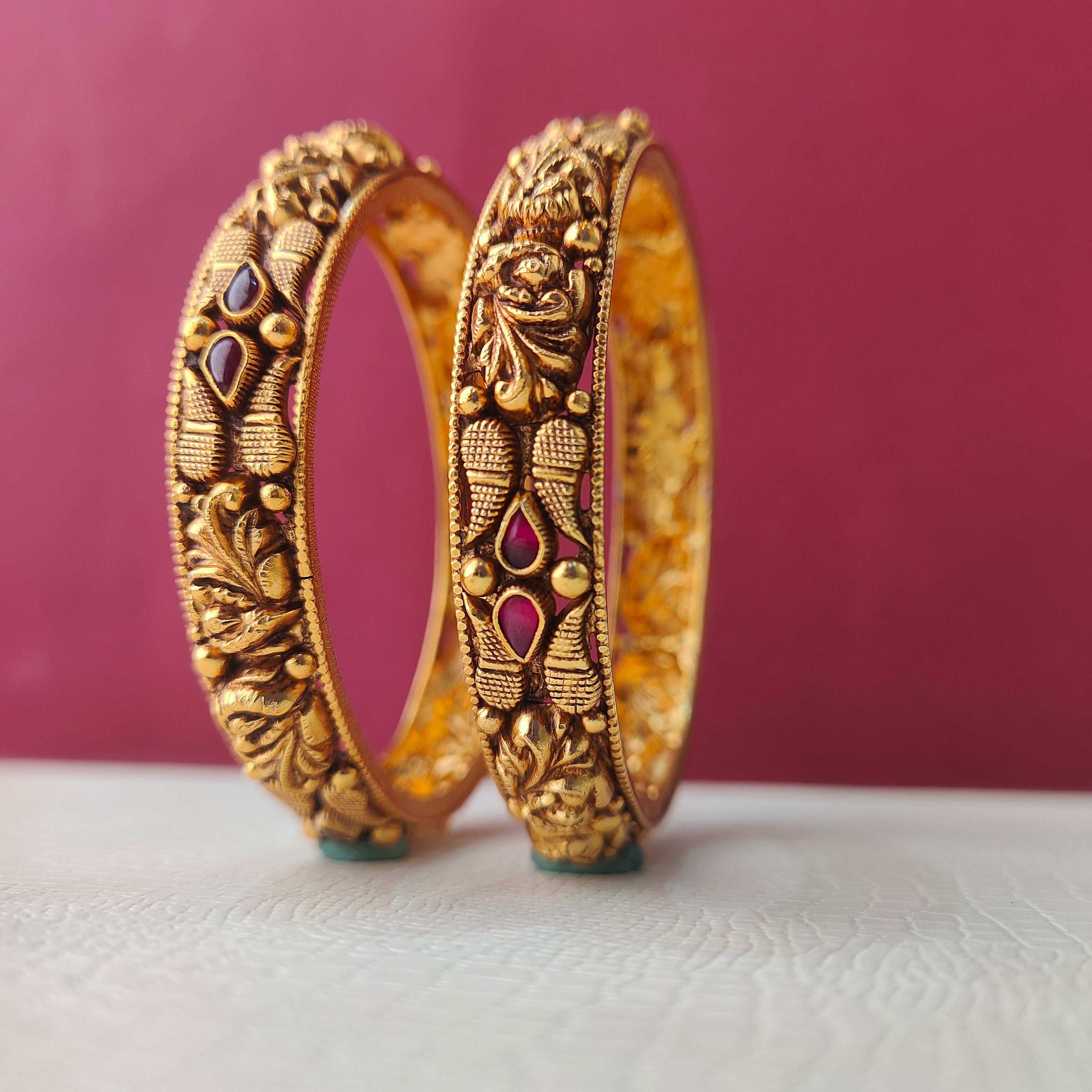 925 Silver Nakshi Bangle-0010