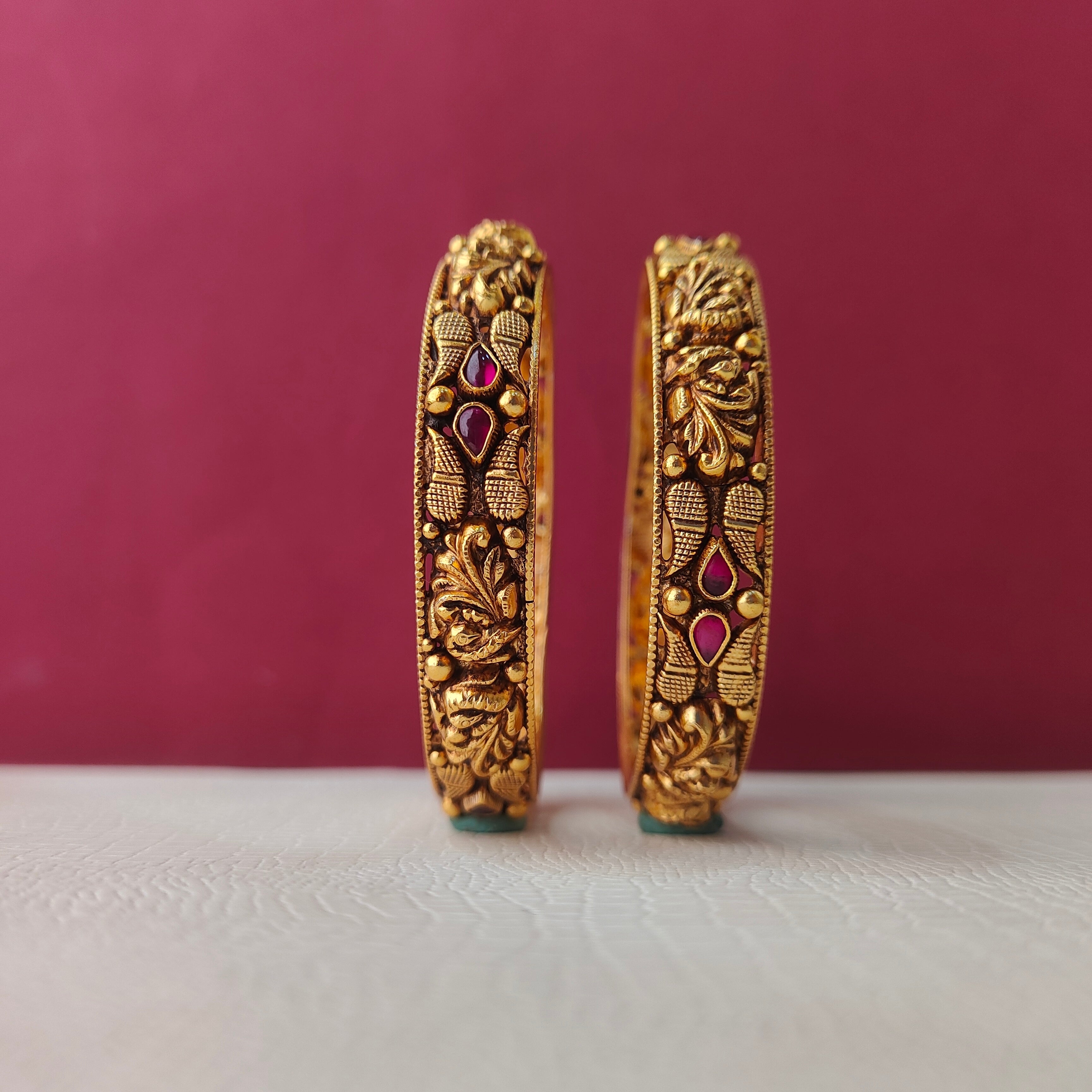 925 Silver Nakshi Bangle-0010