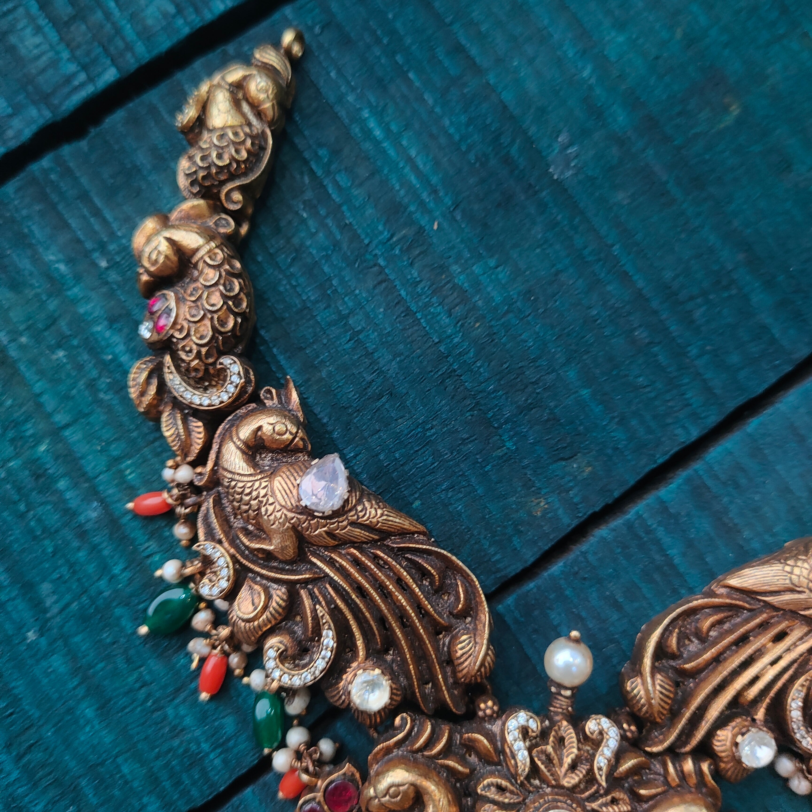 925 Silver Nakshi Neklece -1114