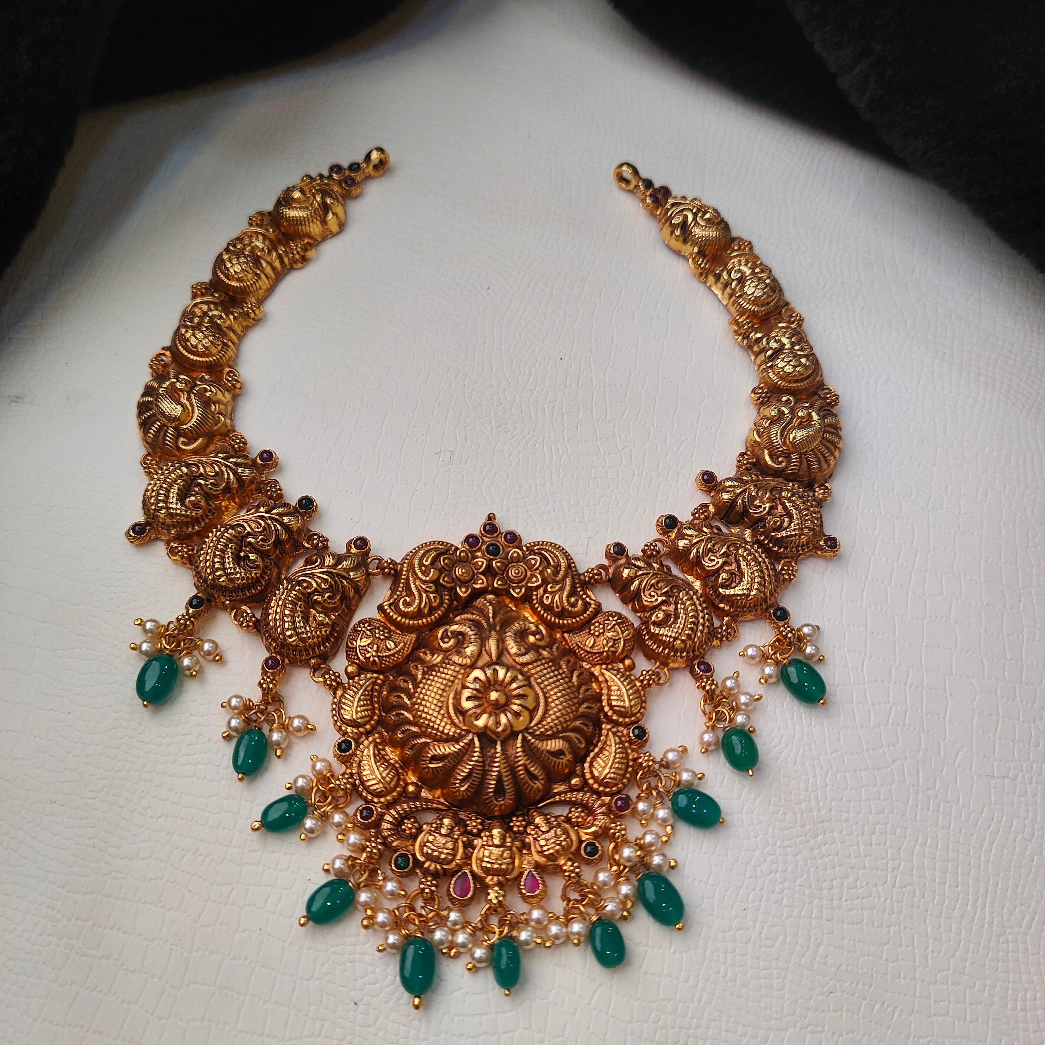 925 Silver Traditional Nakshi Necklace -5925