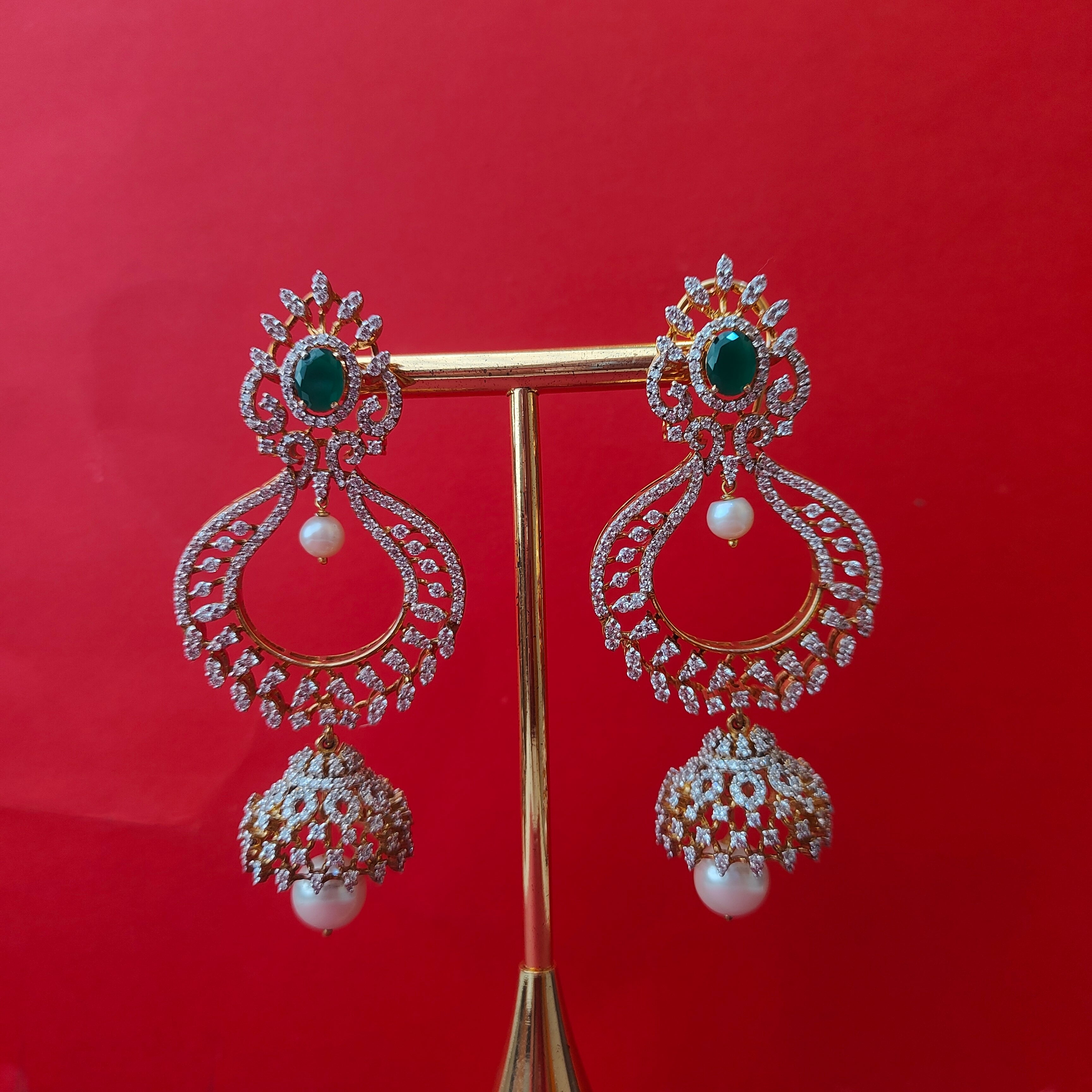 Theia Gold Plated jhumka-5024