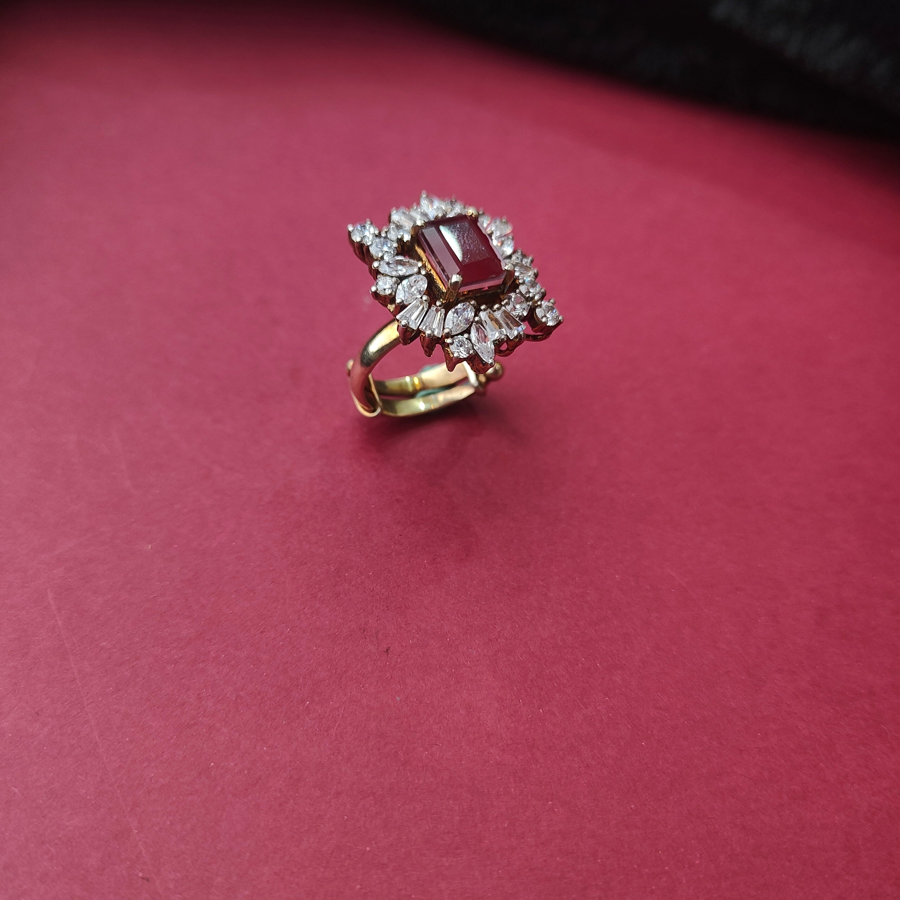 925 Silver Victorian finger ring - 0593