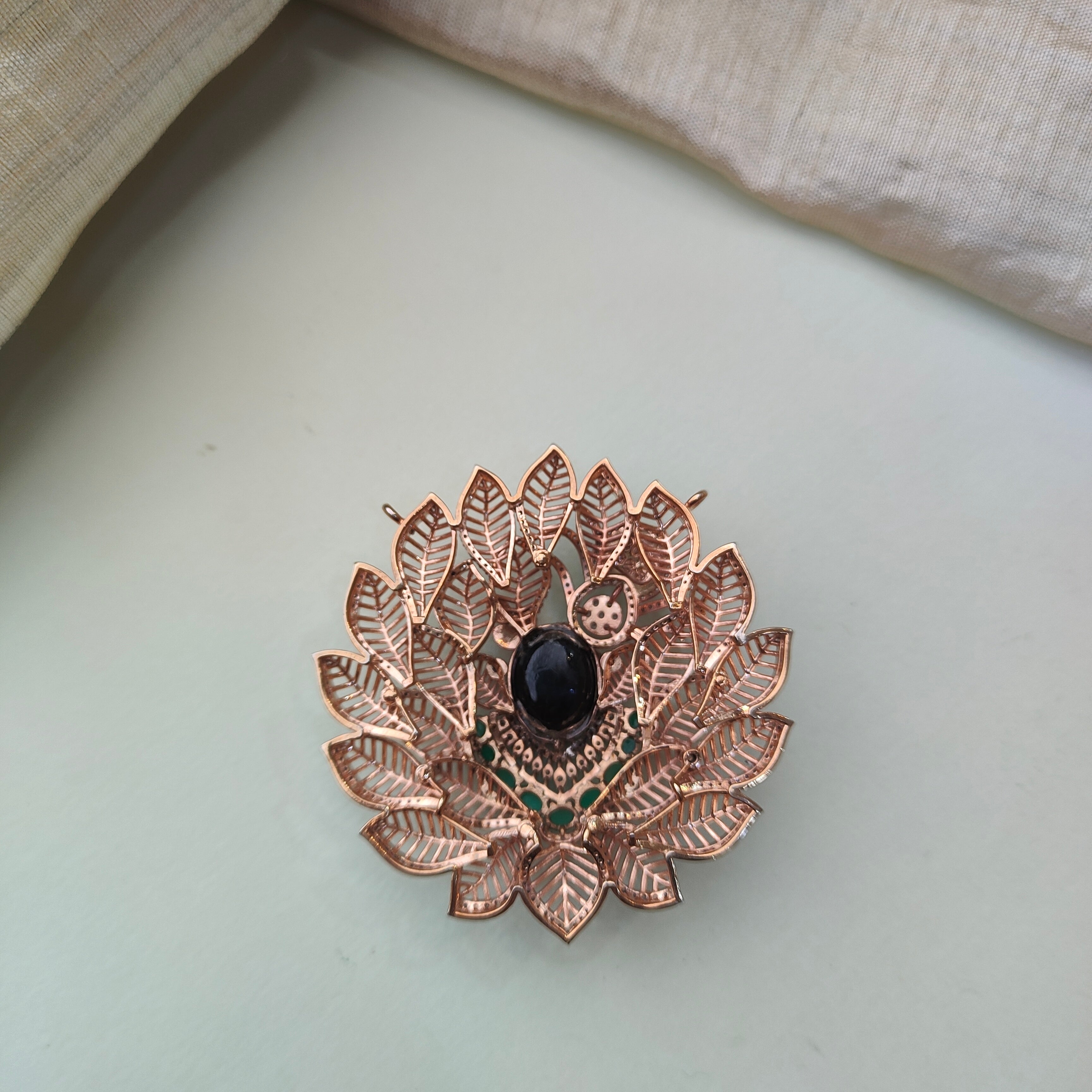 925 Silver Theia Rosegold Krishna Pendant-0091