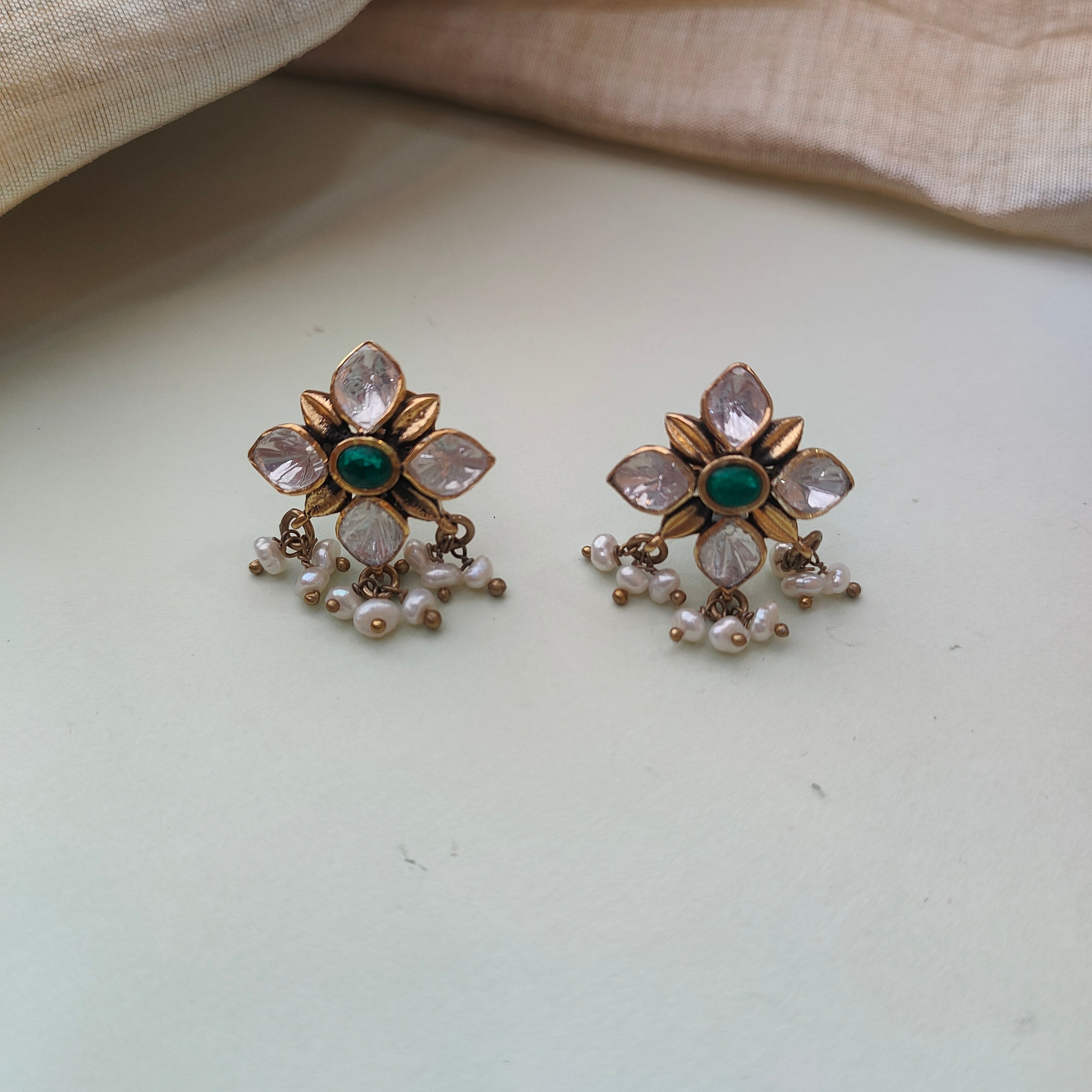 925 Silver Victorian Earring-0158