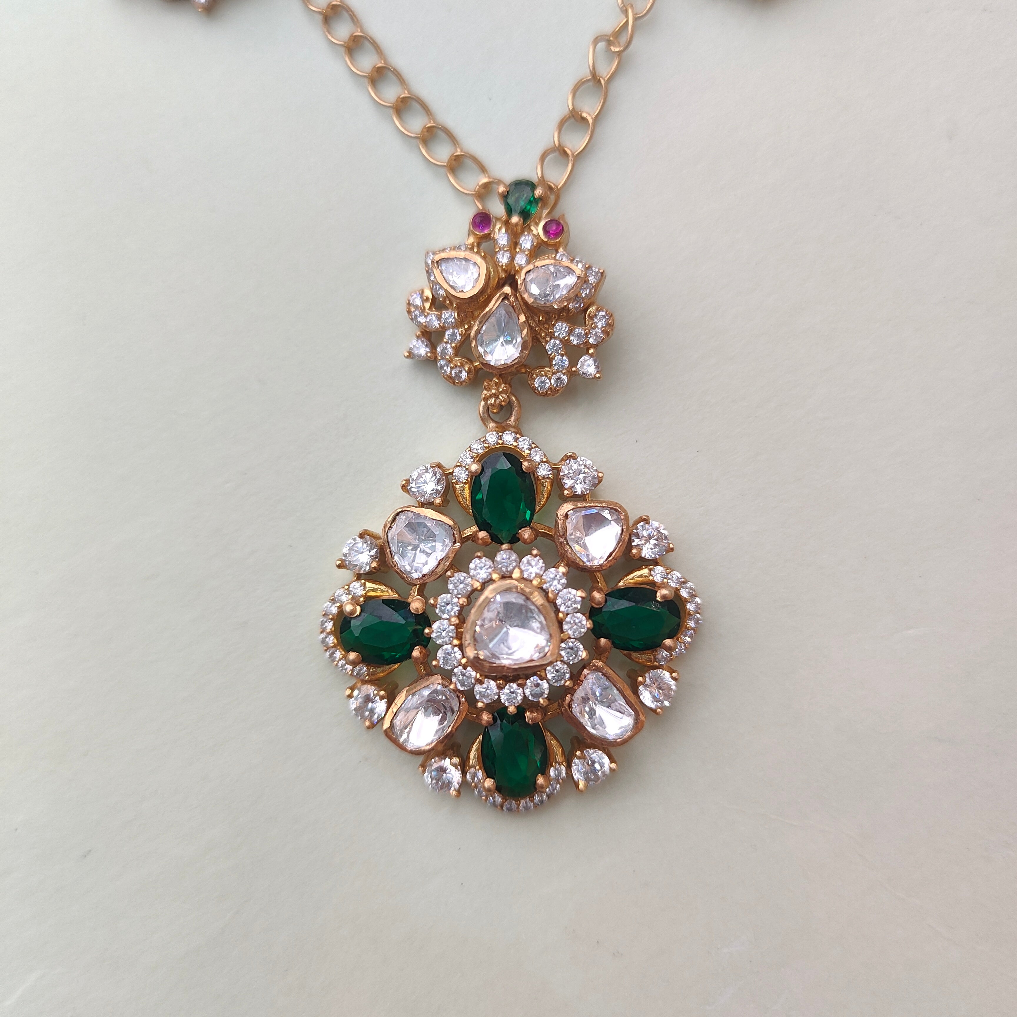 925 Silver Victorian Necklace- 0169