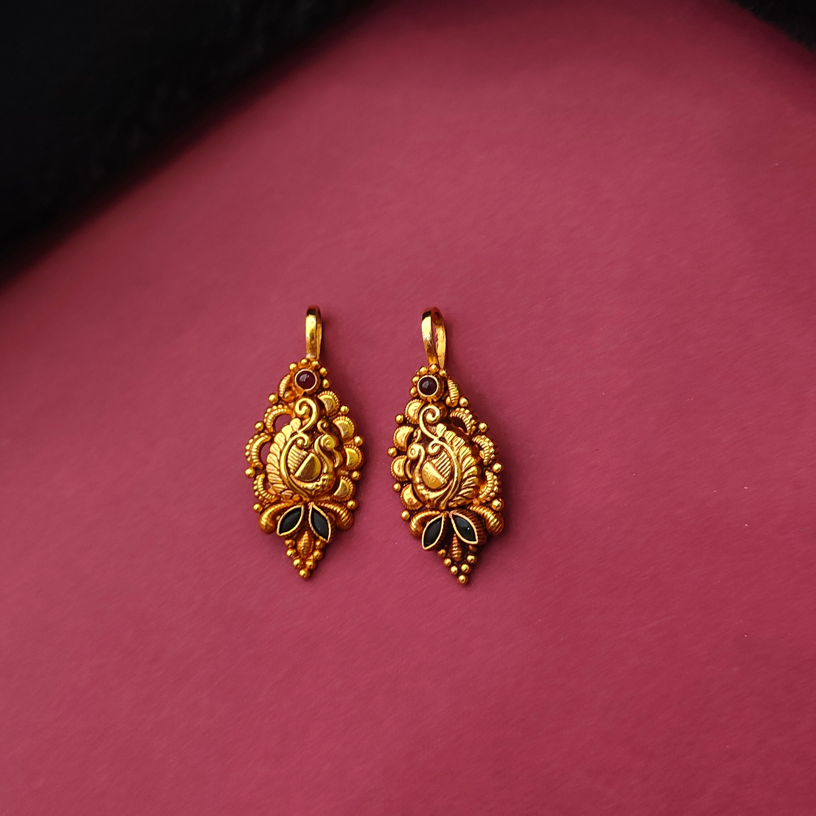 925 Silver Gold Plated BUGUDI -0113