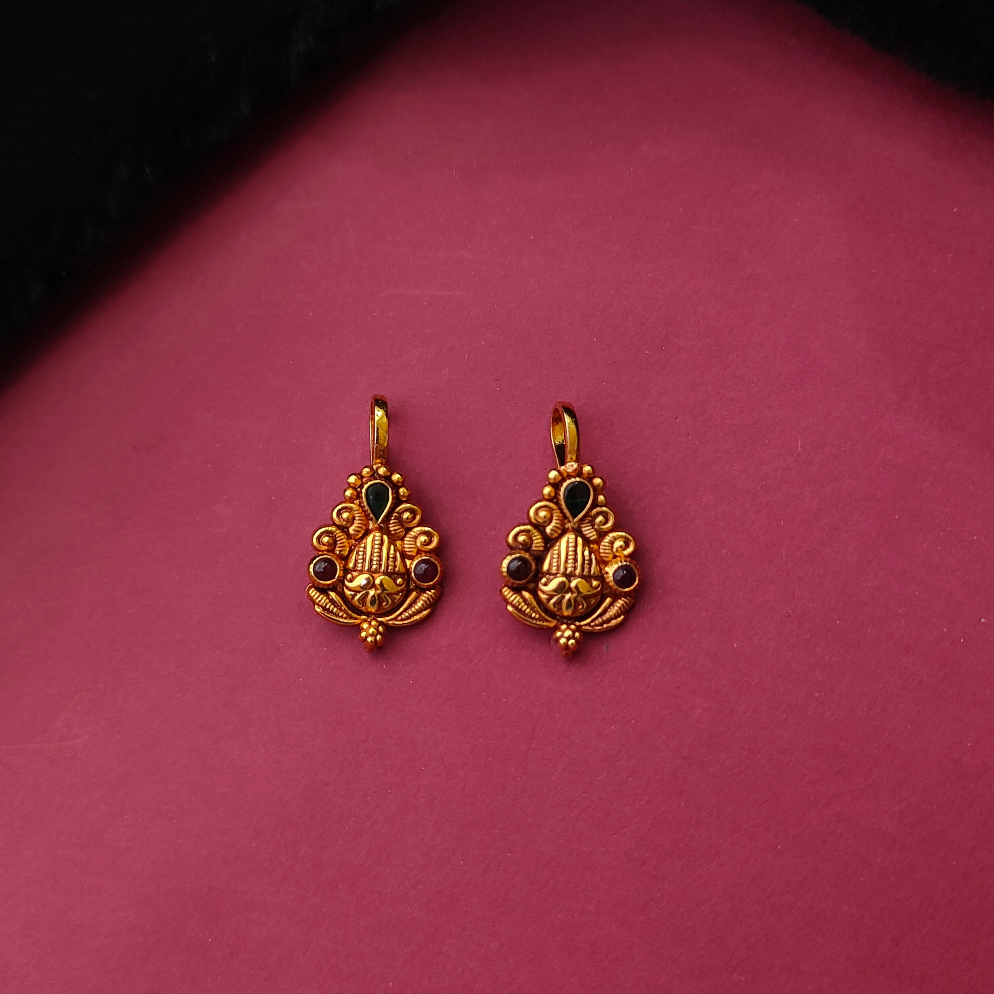 925 Silver Gold Plated Bugadi  -0112