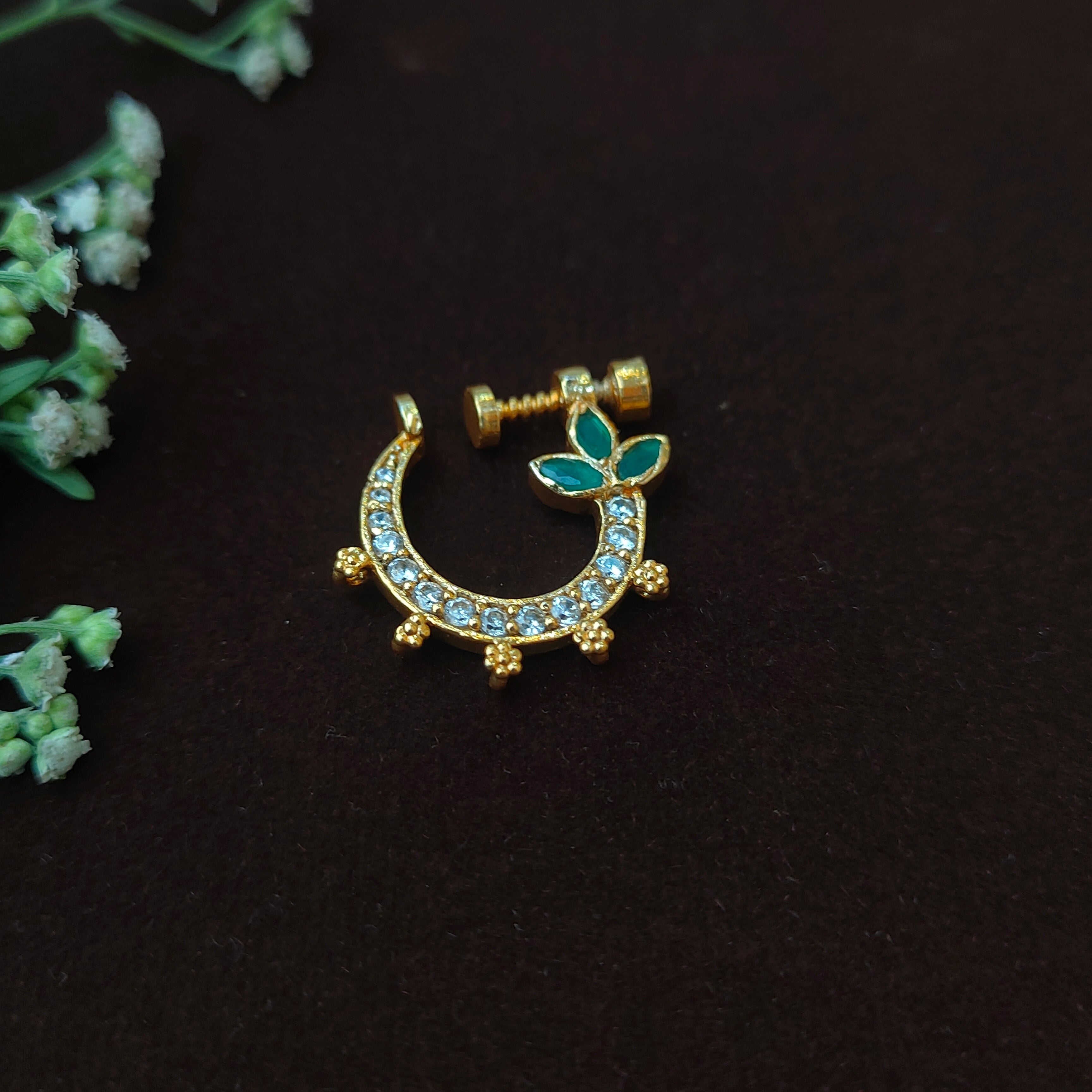 925 Silver Traditional Nath - 0057