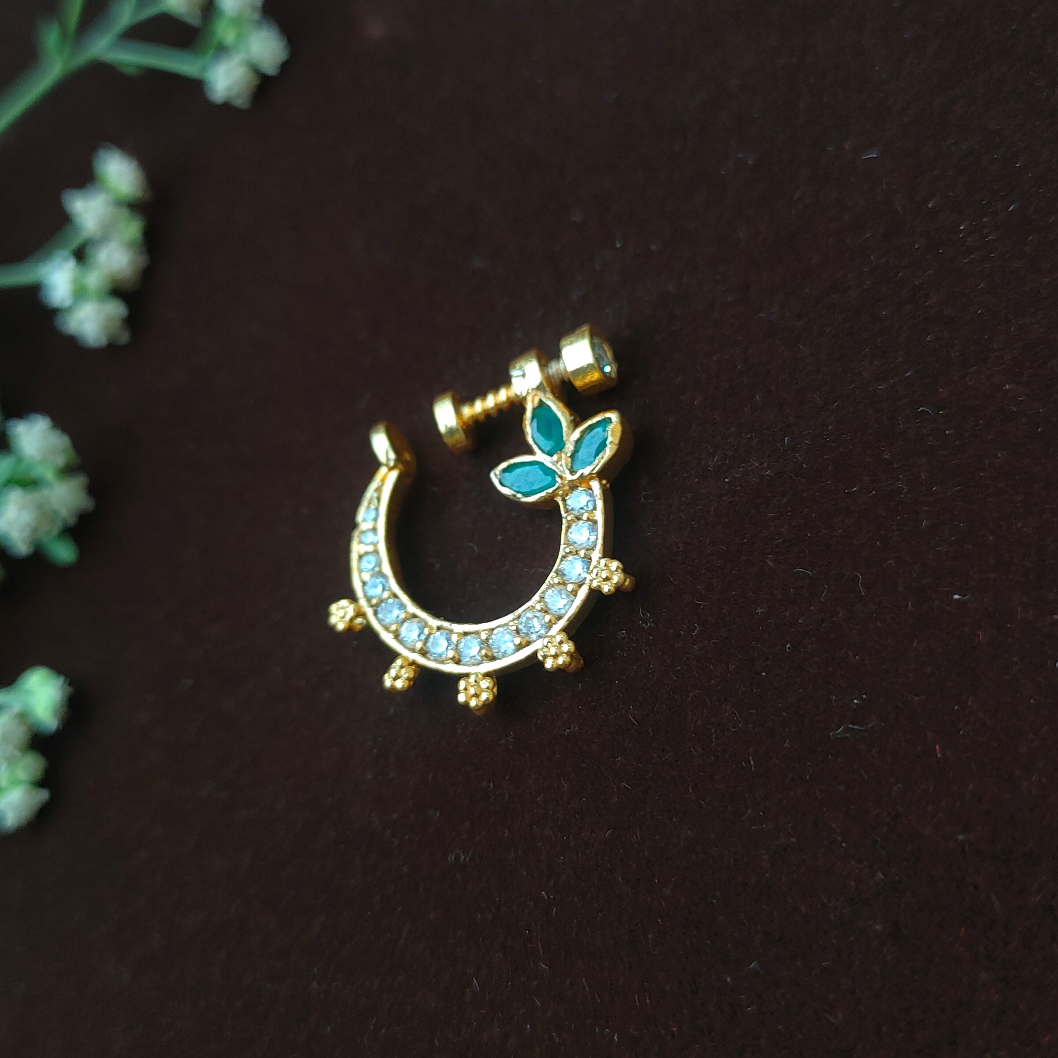 925 Silver Traditional Nath - 0057