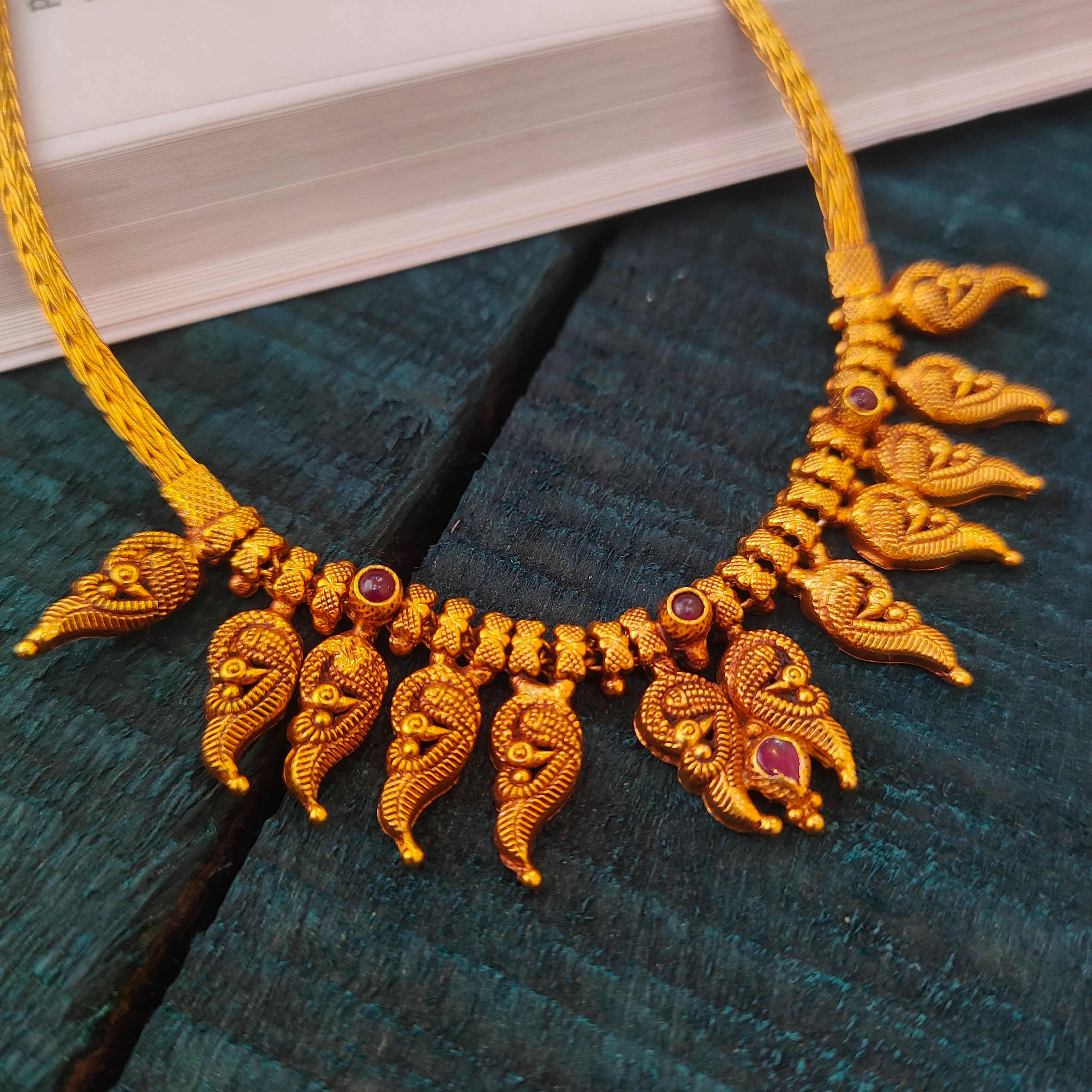 925 Silver Peacock Necklace -0521