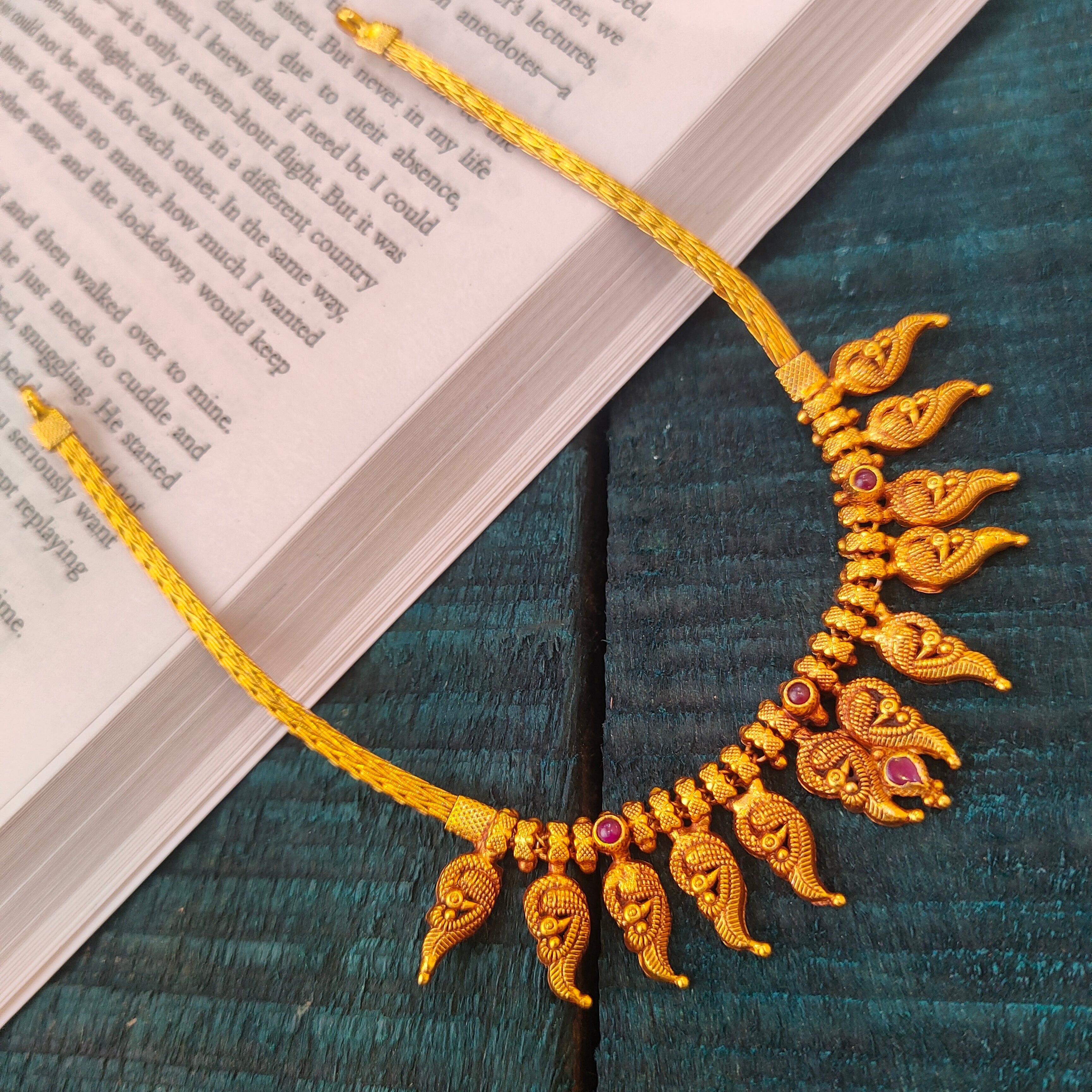 925 Silver Peacock Necklace -0521