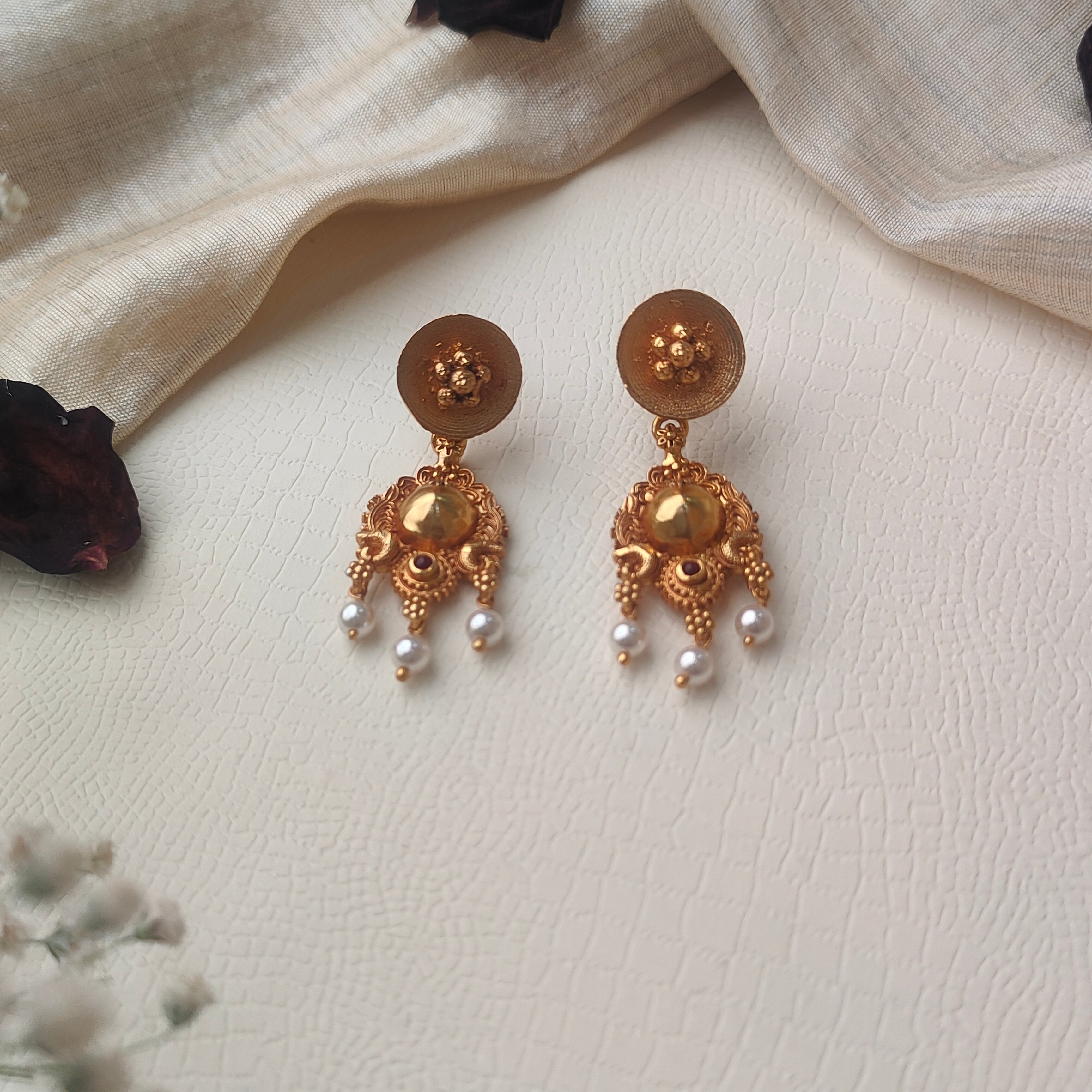 Maragadham 925 Silver Necklace Set  - 0010