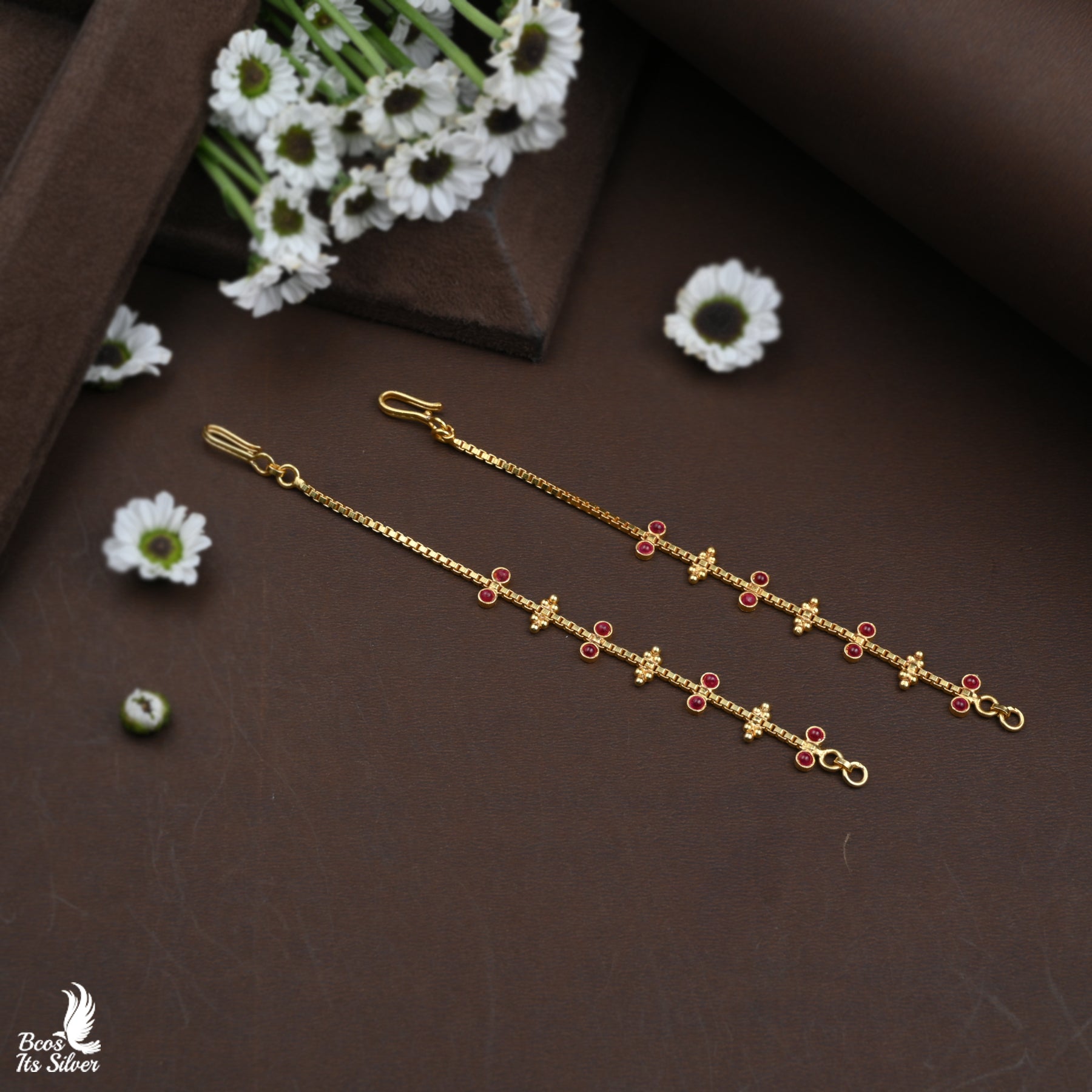 Gold Plated Ear Chain - 4514