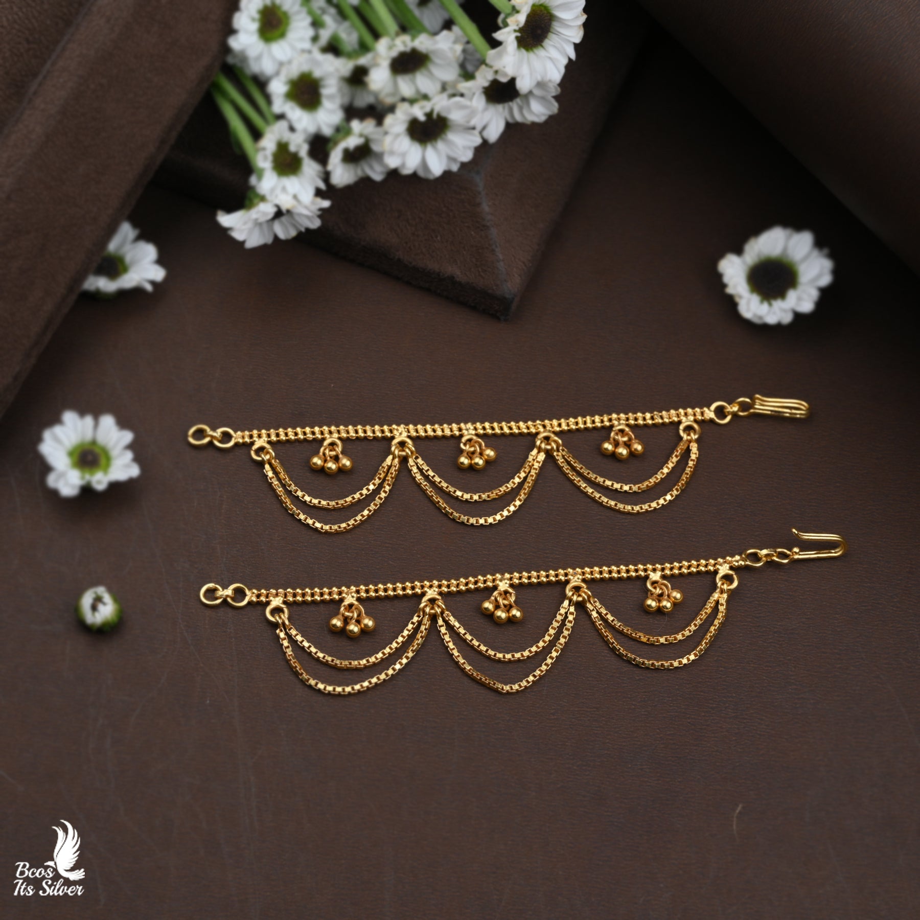 Gold Plated Ear Chain - 4511