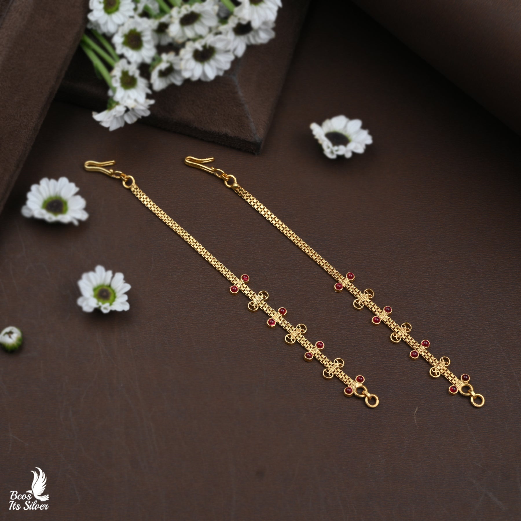 Gold Plated Ear Chain - 4515