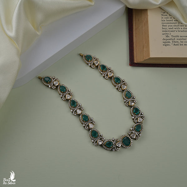 925 Silver Victorian Necklace-0906