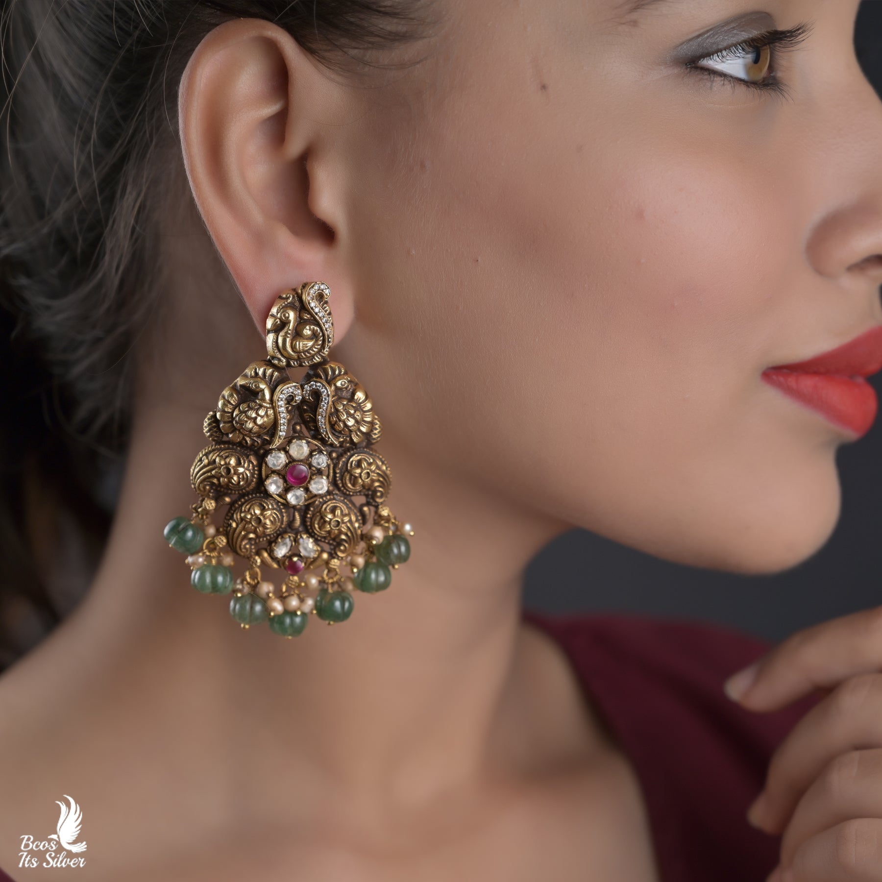 Chandbali earrings - 5341