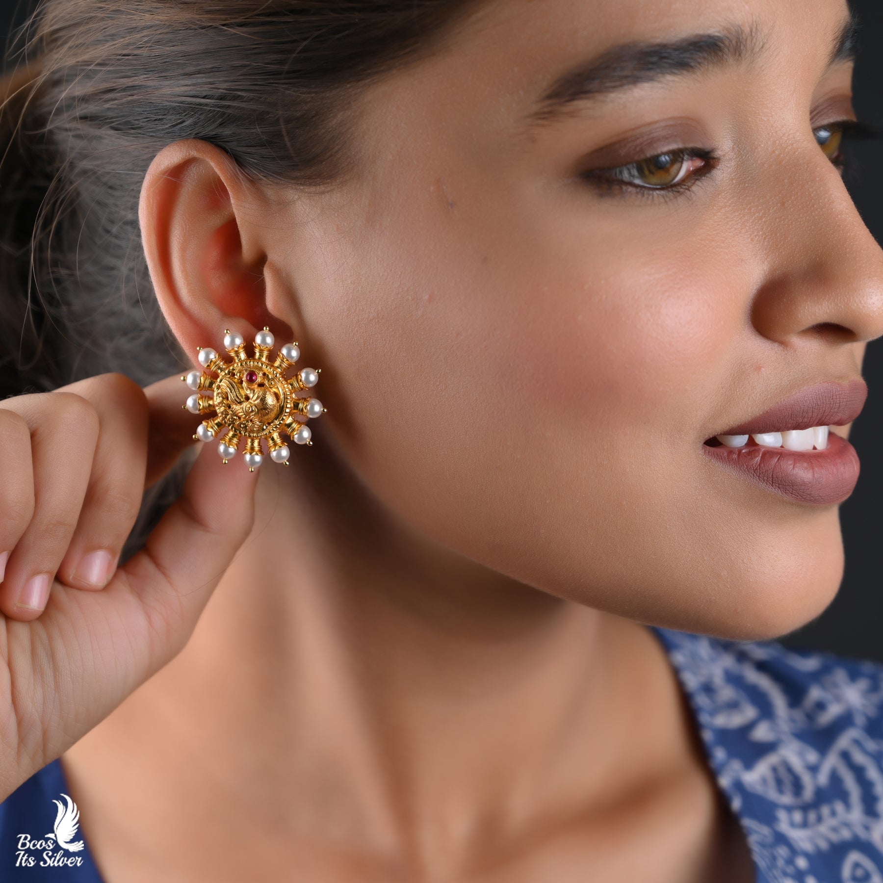 Gold Plated Earring - 5017