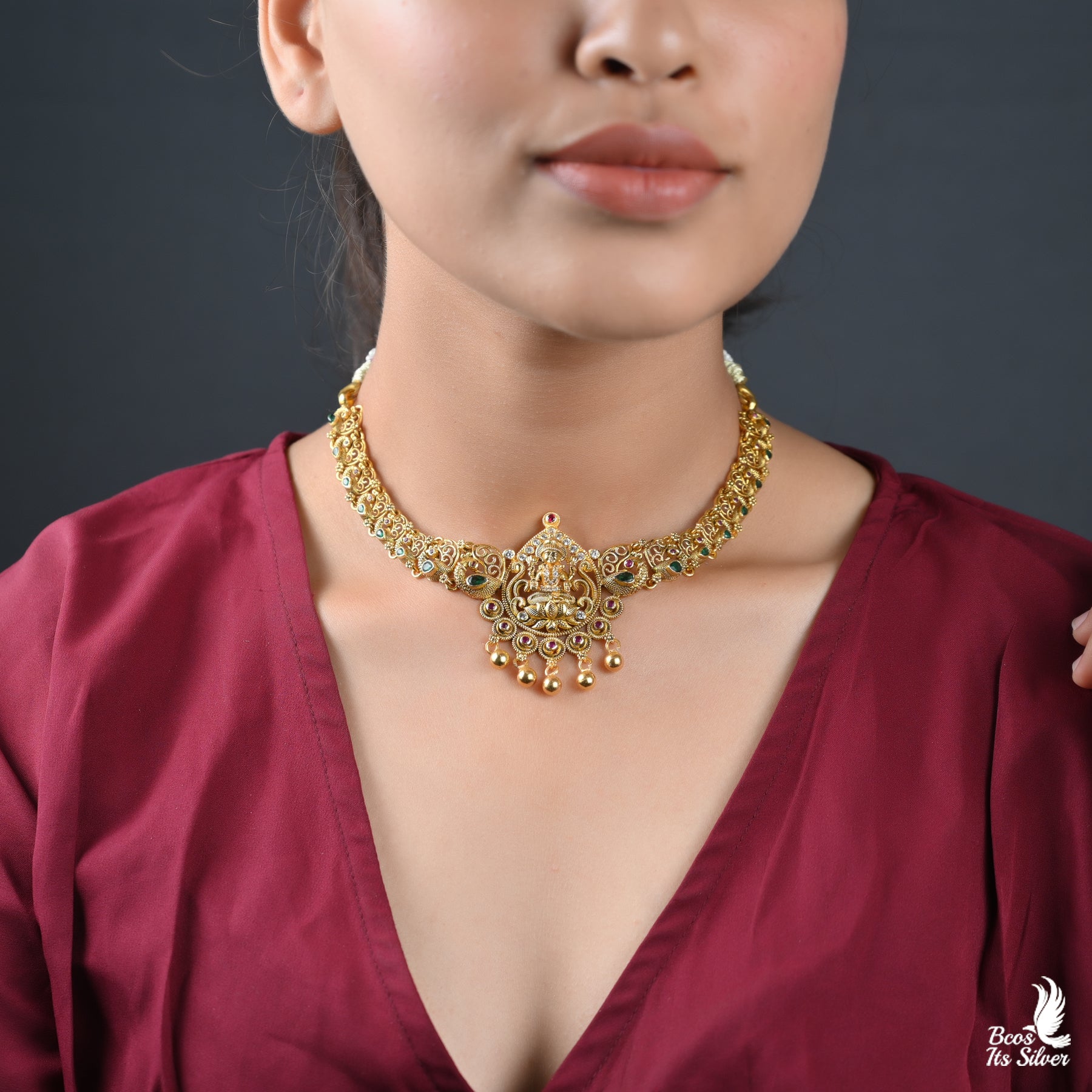 Gold Plated Necklace - 2998