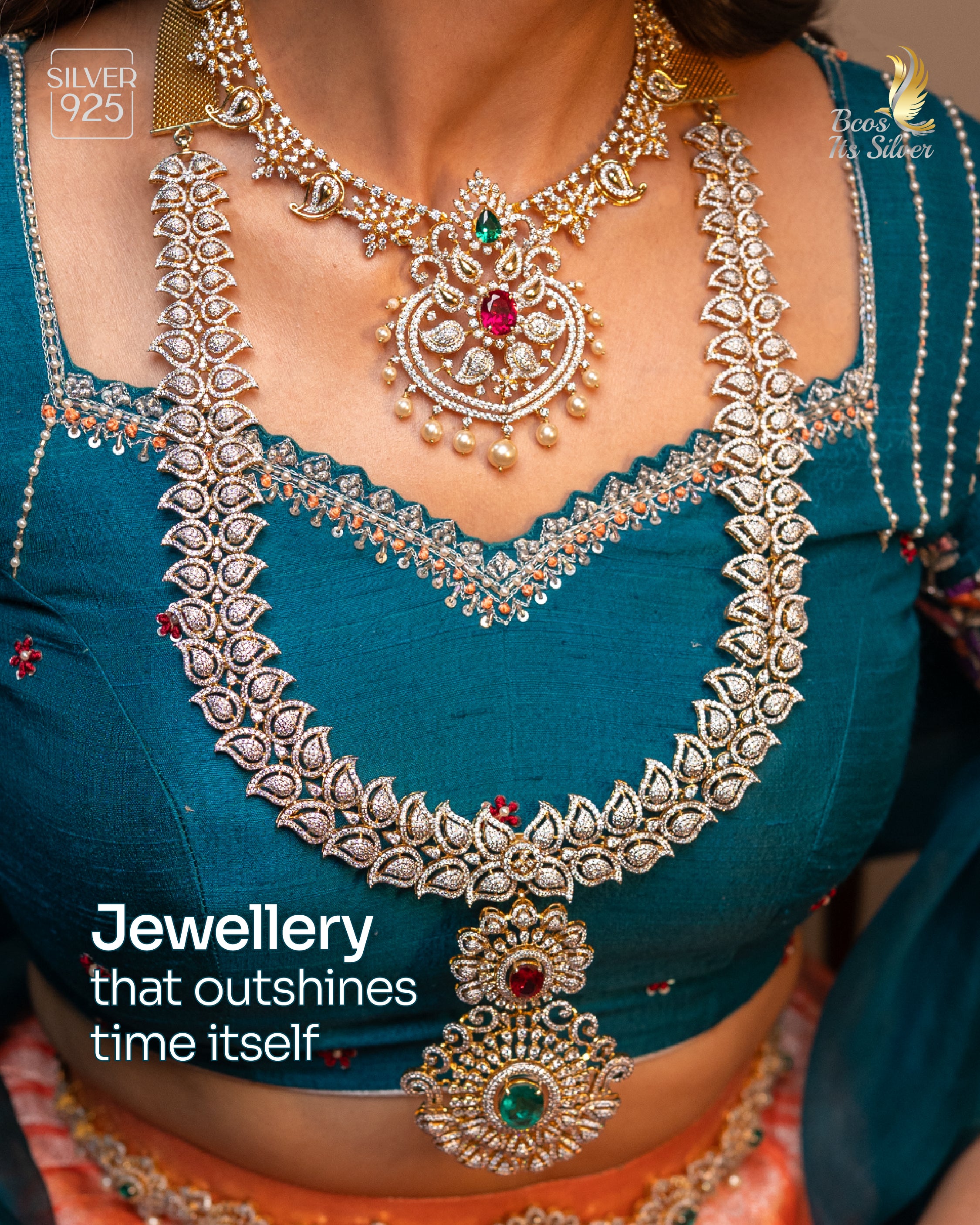 925 Silver Theia Bridal Set -1115