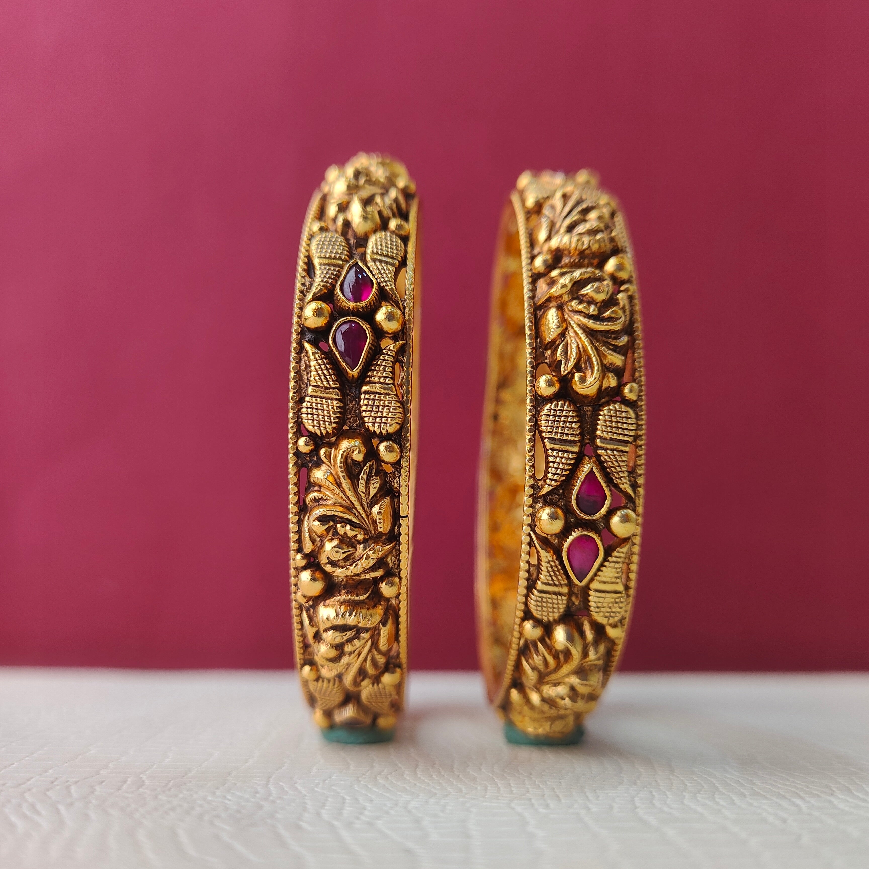 925 Silver Nakshi Bangle-0010