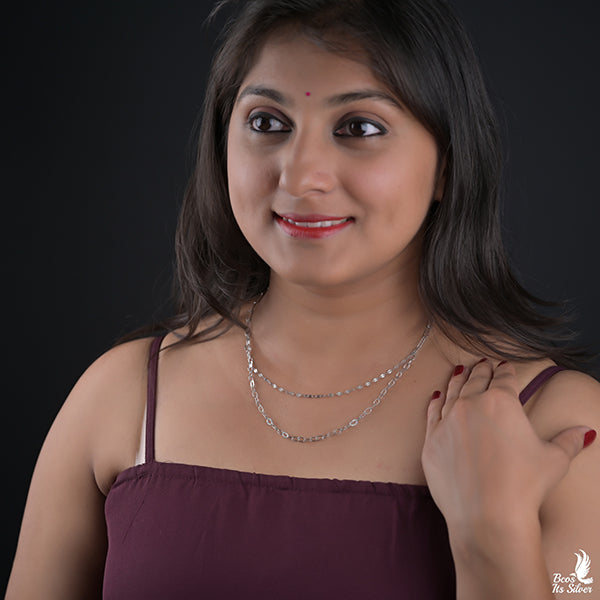 Pure 925 Silver Chain -0204