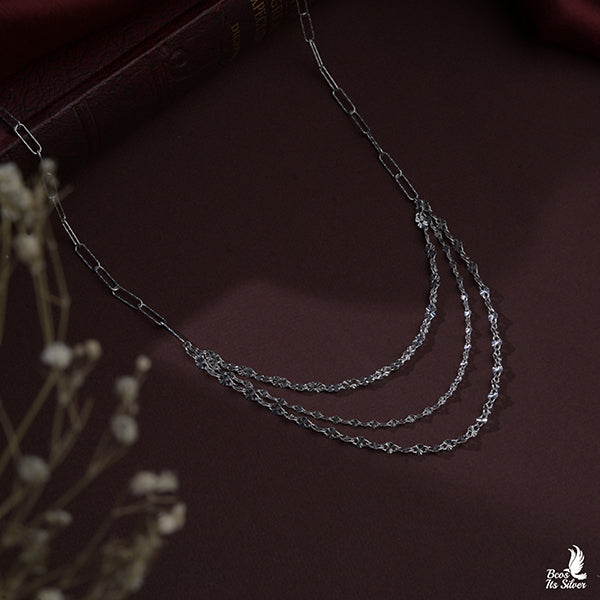 Pure 925 Silver Chain - 0203