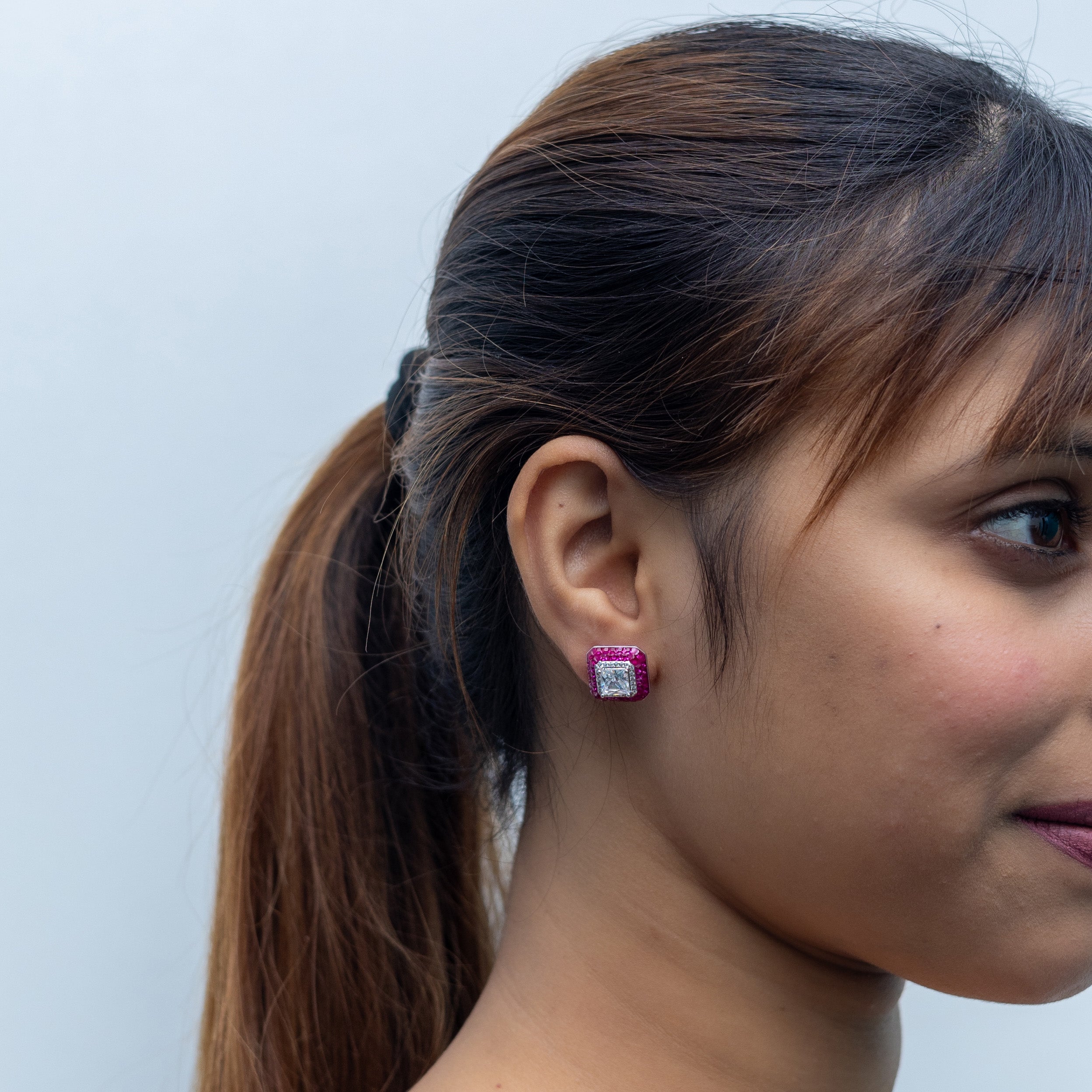 Pure 925 Silver Ear stud-0523