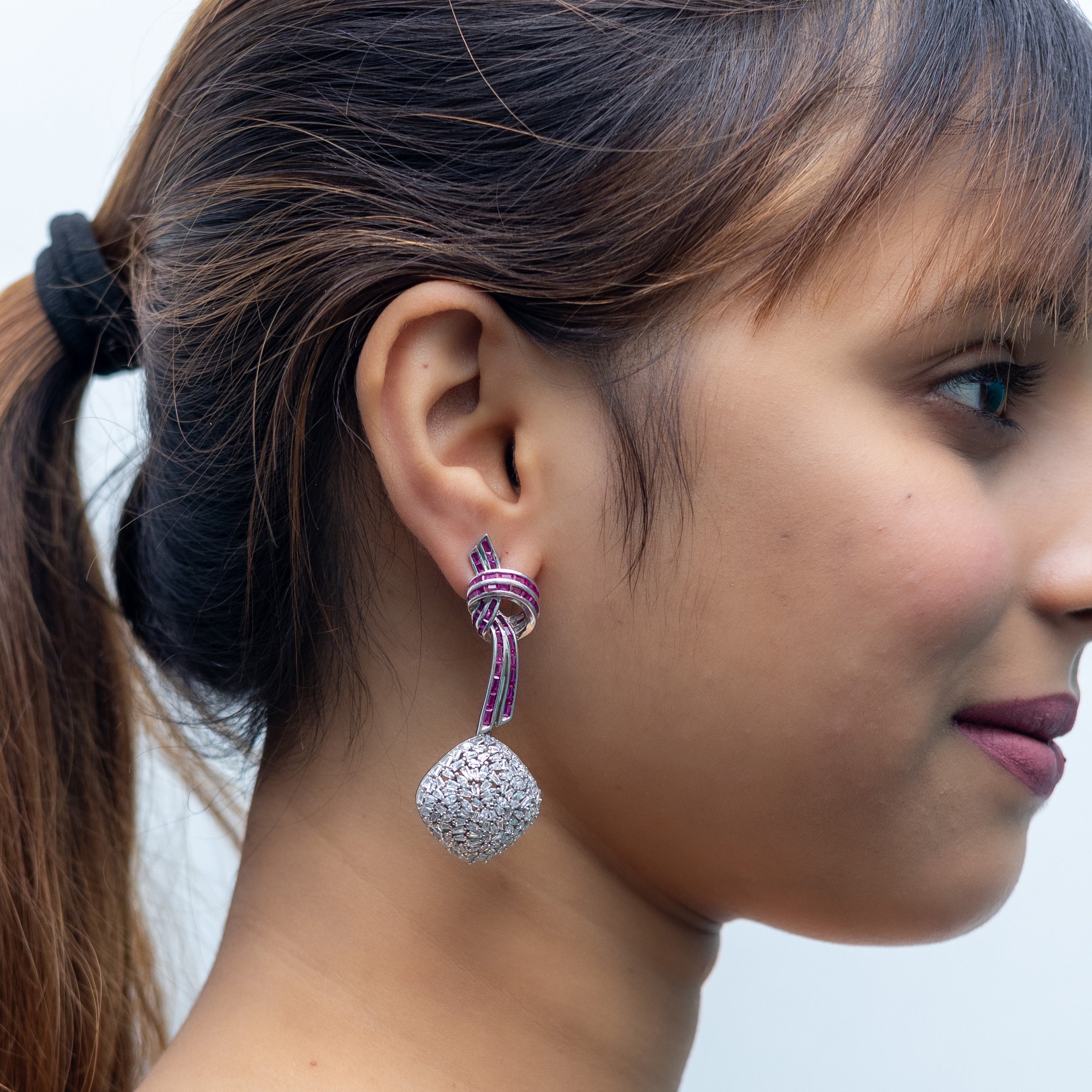 Pure 925 Silver Earring - 3396