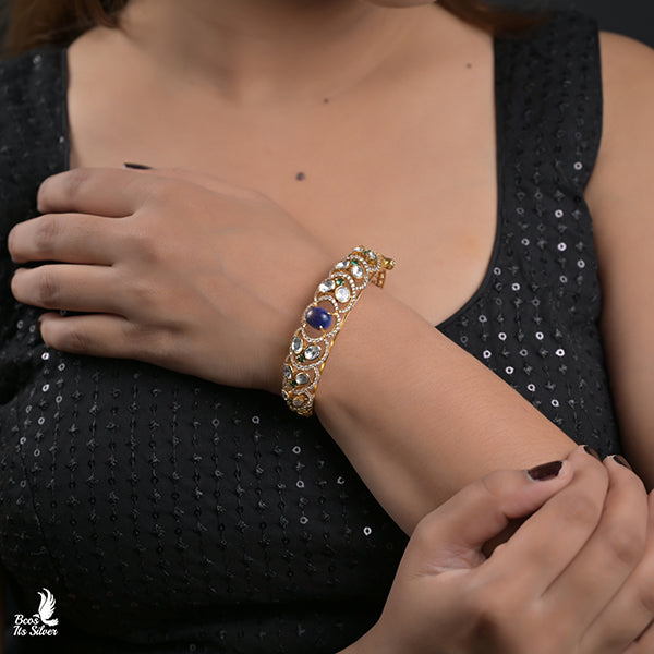 Pure 925 Silver Victorian Bangle-0926