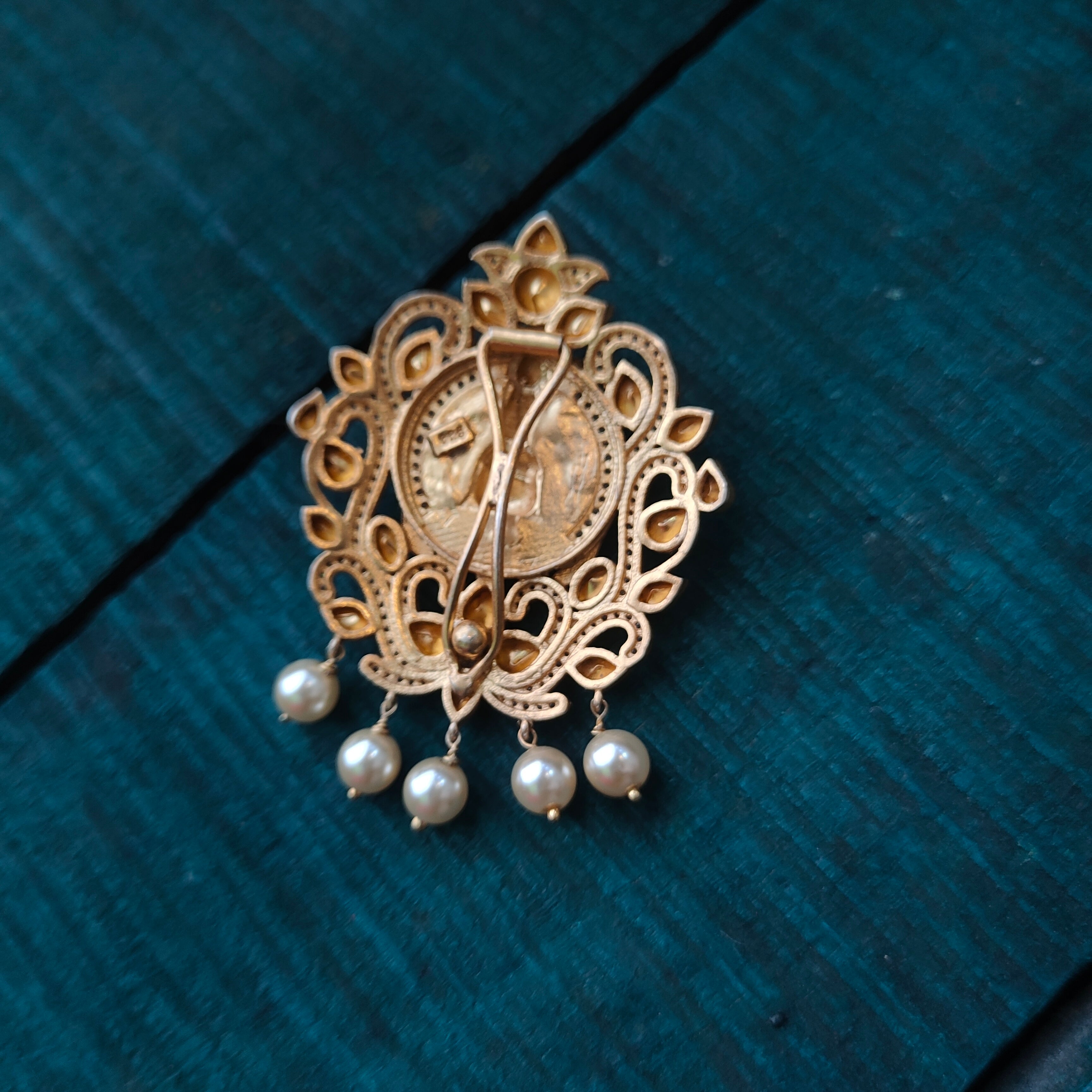 Pure Silver 92.5  Ganesh Pendant-3800