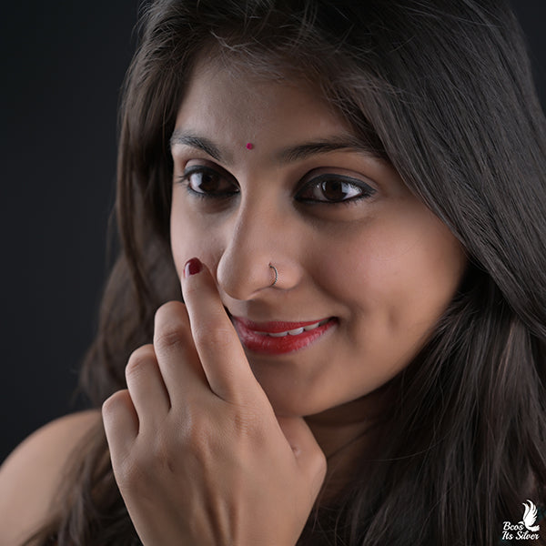 Silver Nose Ring -0178