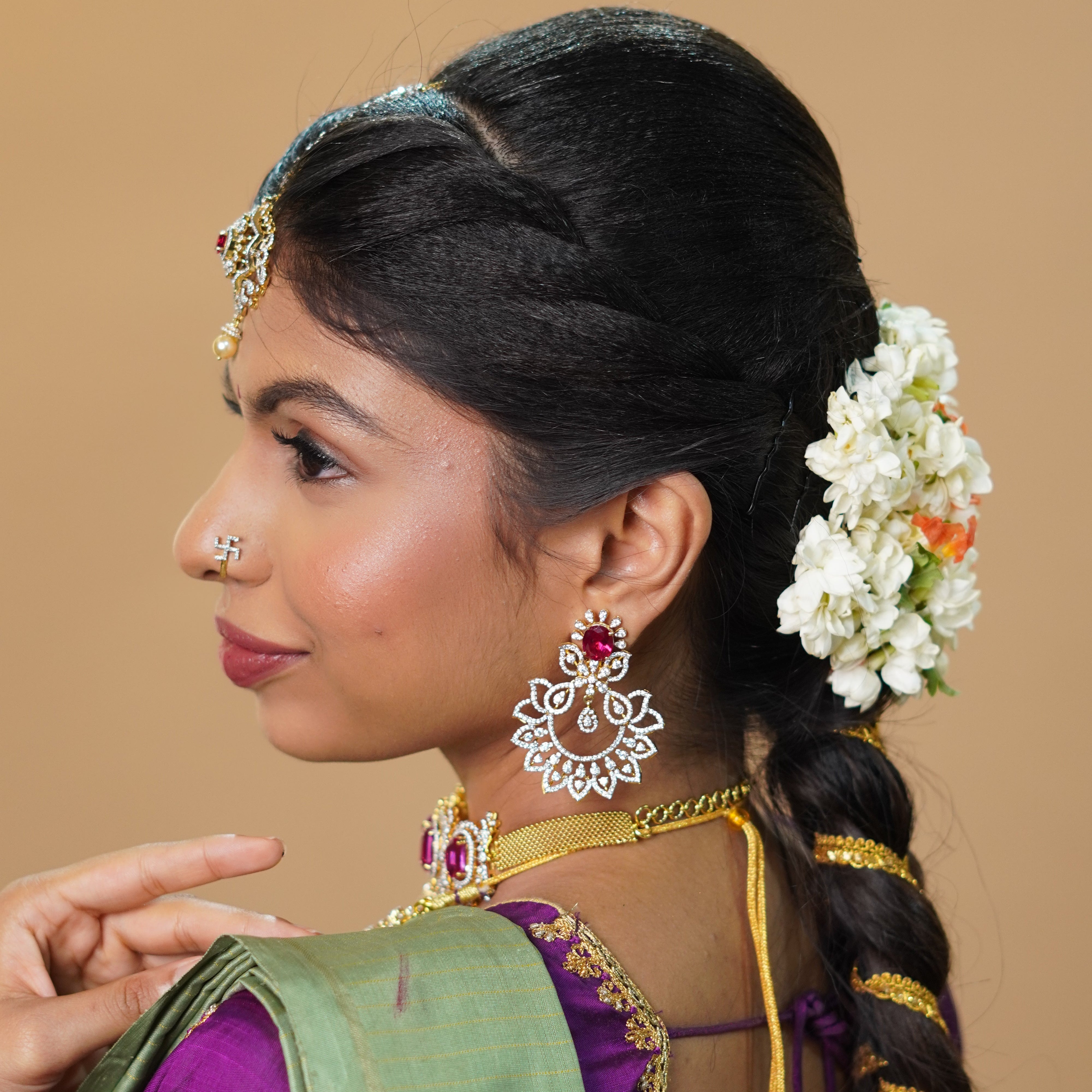 Theia Bridal Set - 1111 (With out choker)
