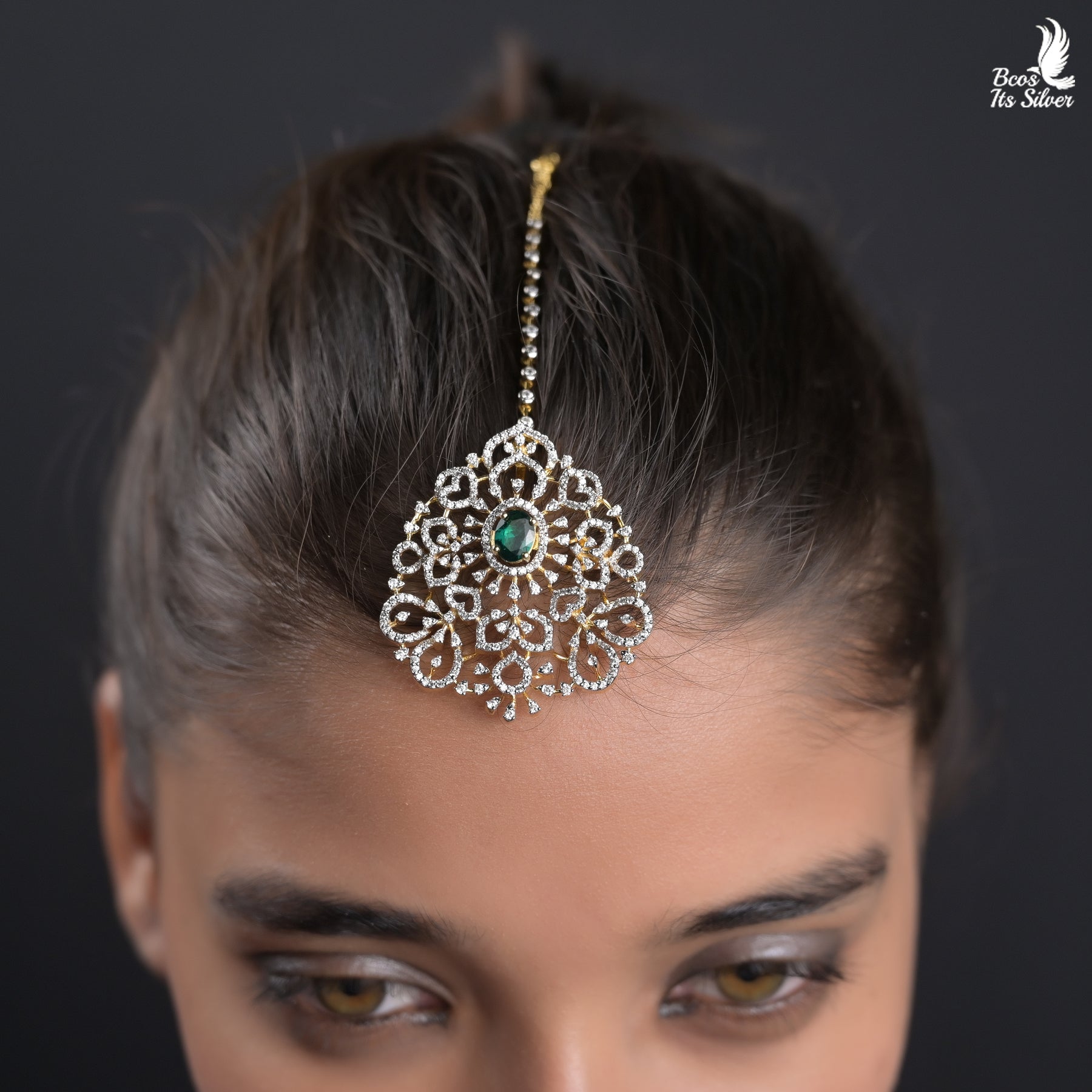 Theia Diamond Look Bridal Tikka - 5294