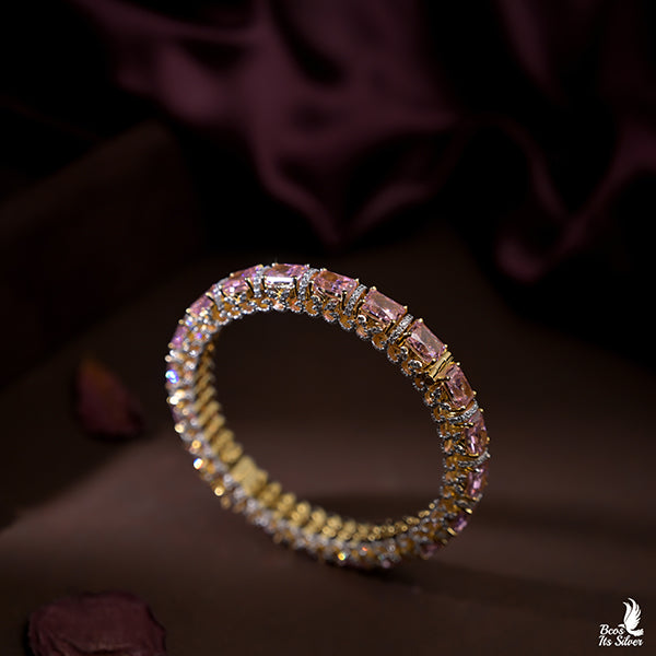 Theia Gold Plated Bangle -0362