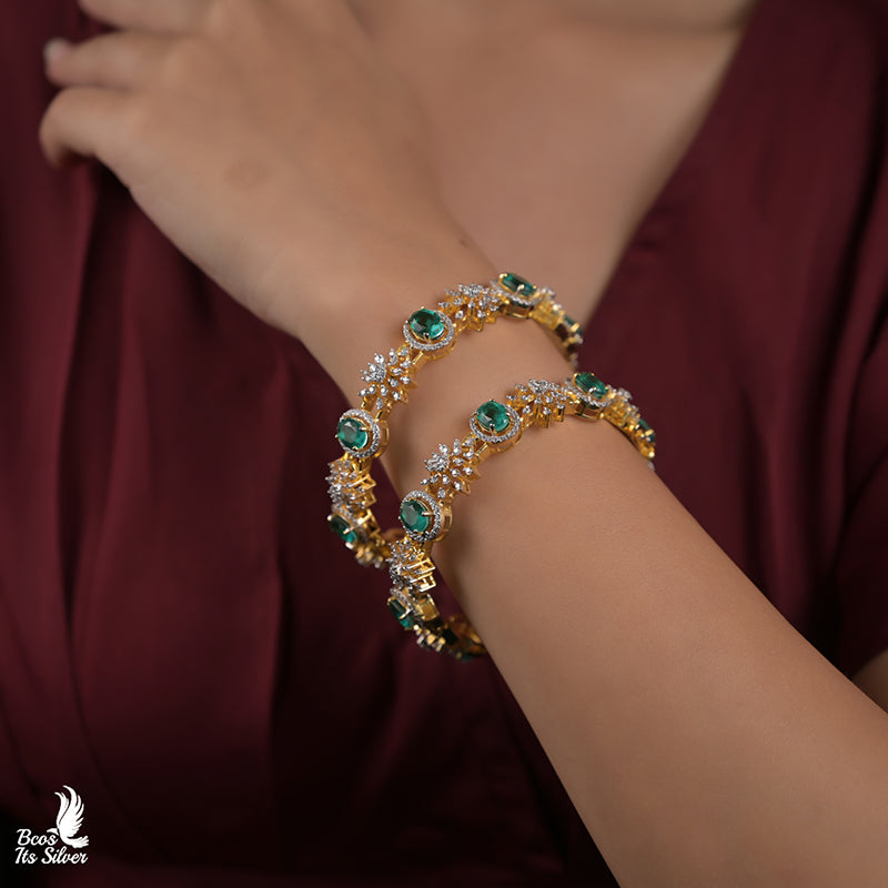 Theia Gold Plated Bangle -5287