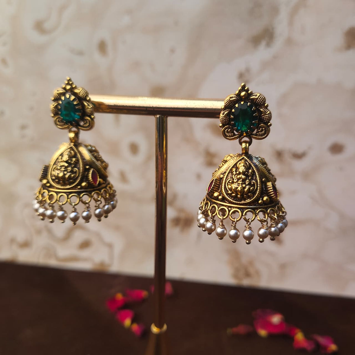 925 Silver Nakshi Jhumka — 0313
