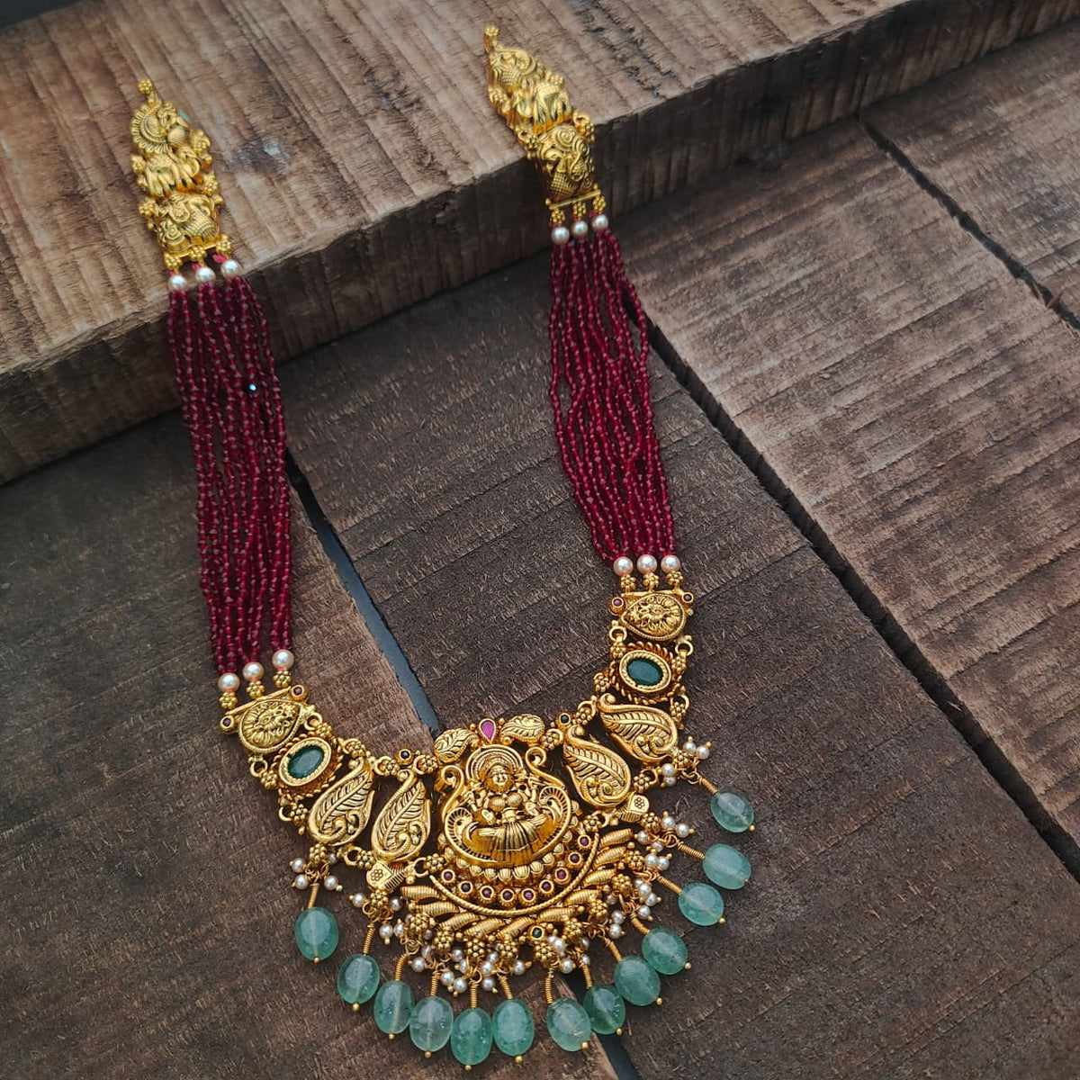 925 Silver Gold Plated Beads Haram-0400