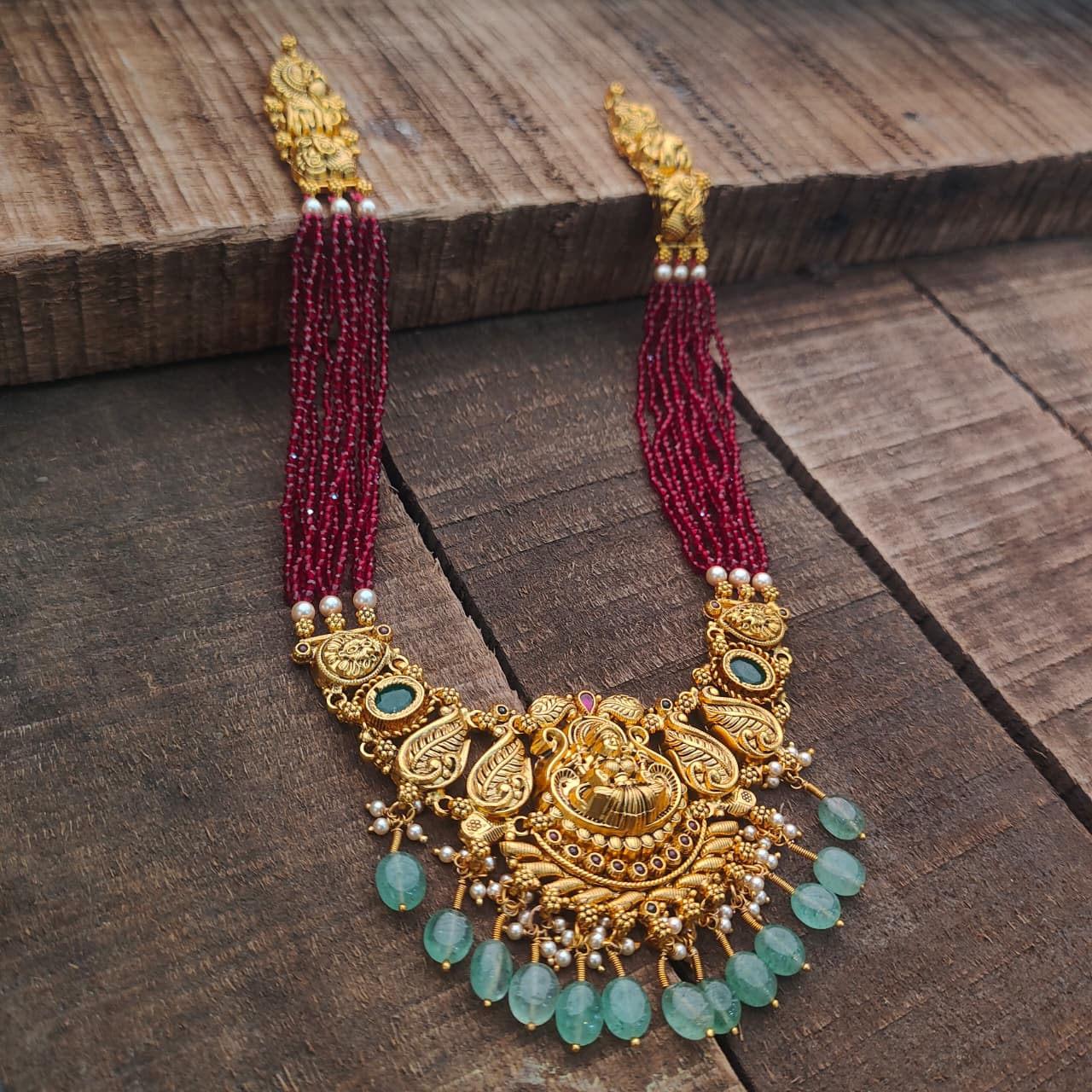 925 Silver Gold Plated Beads Haram-0400