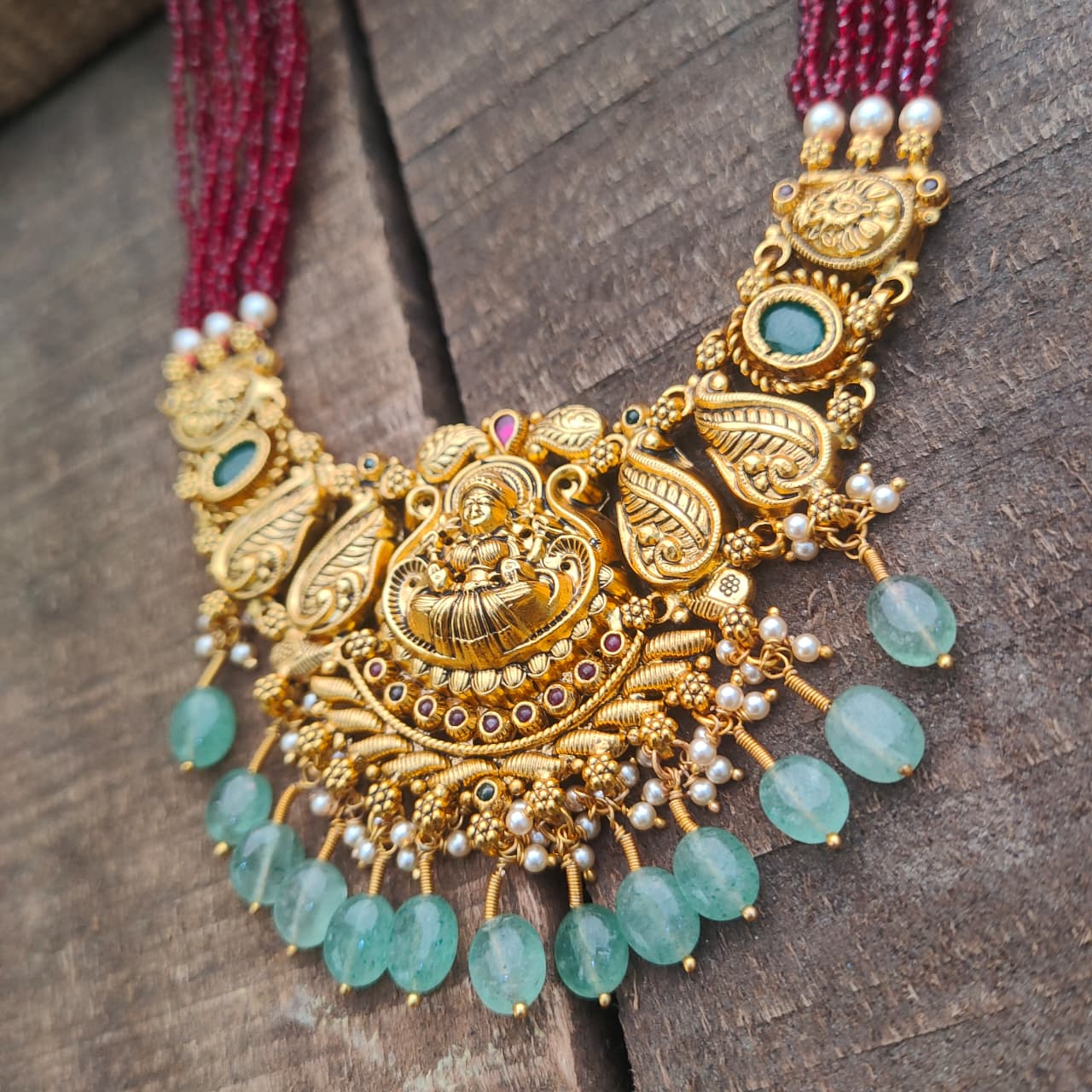 925 Silver Gold Plated Beads Haram-0400