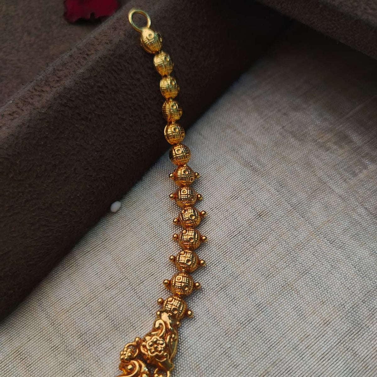 Silver  Nakshi Necklace - 0405