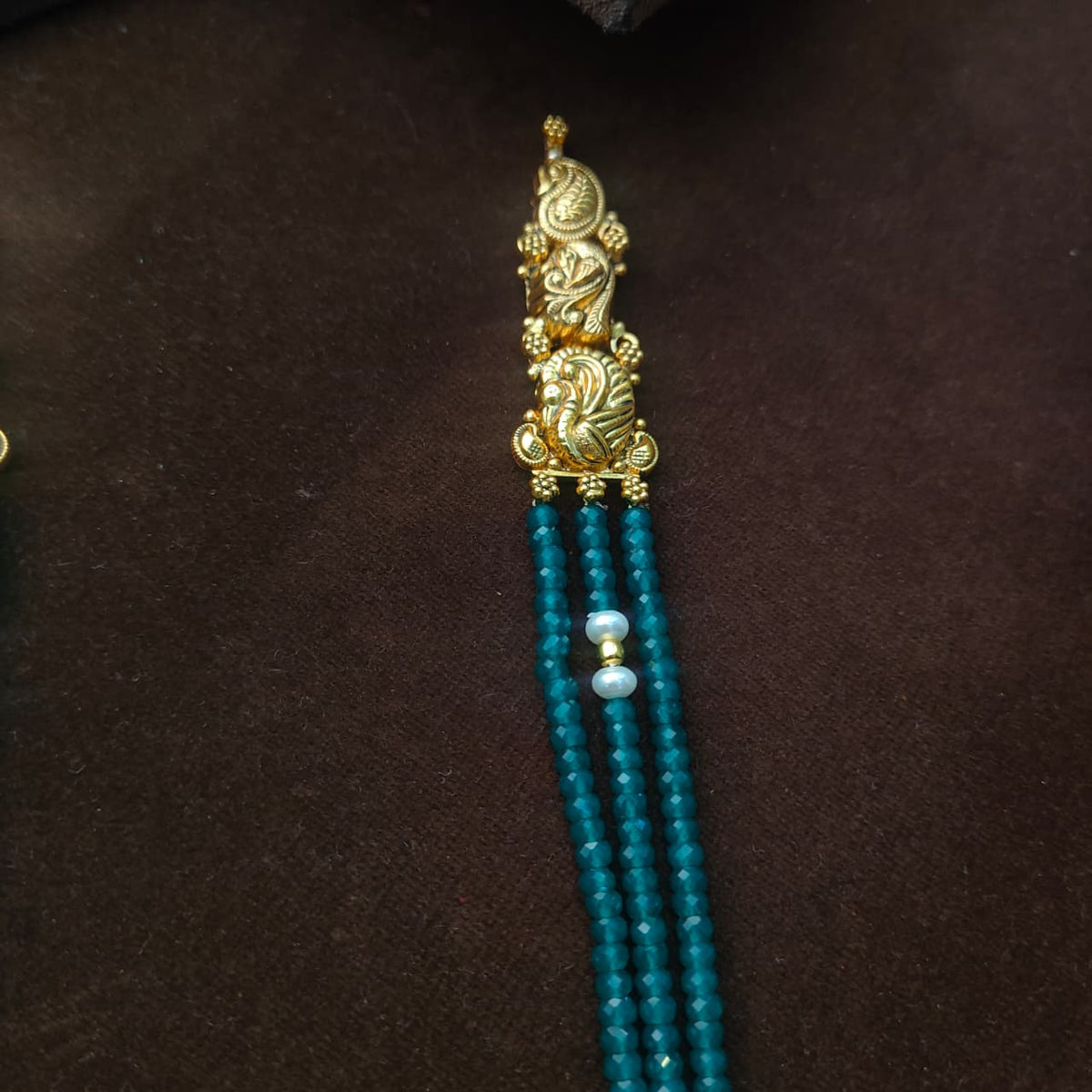 925 Silver Gold Plated Beads Haram-0418