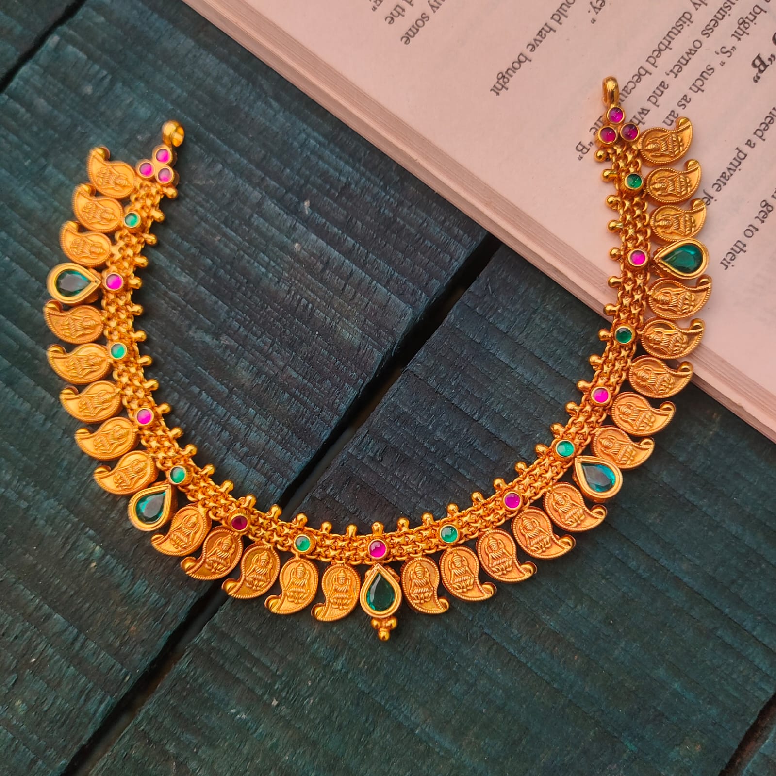 925 Silver Antique Nakshi Necklace -2070