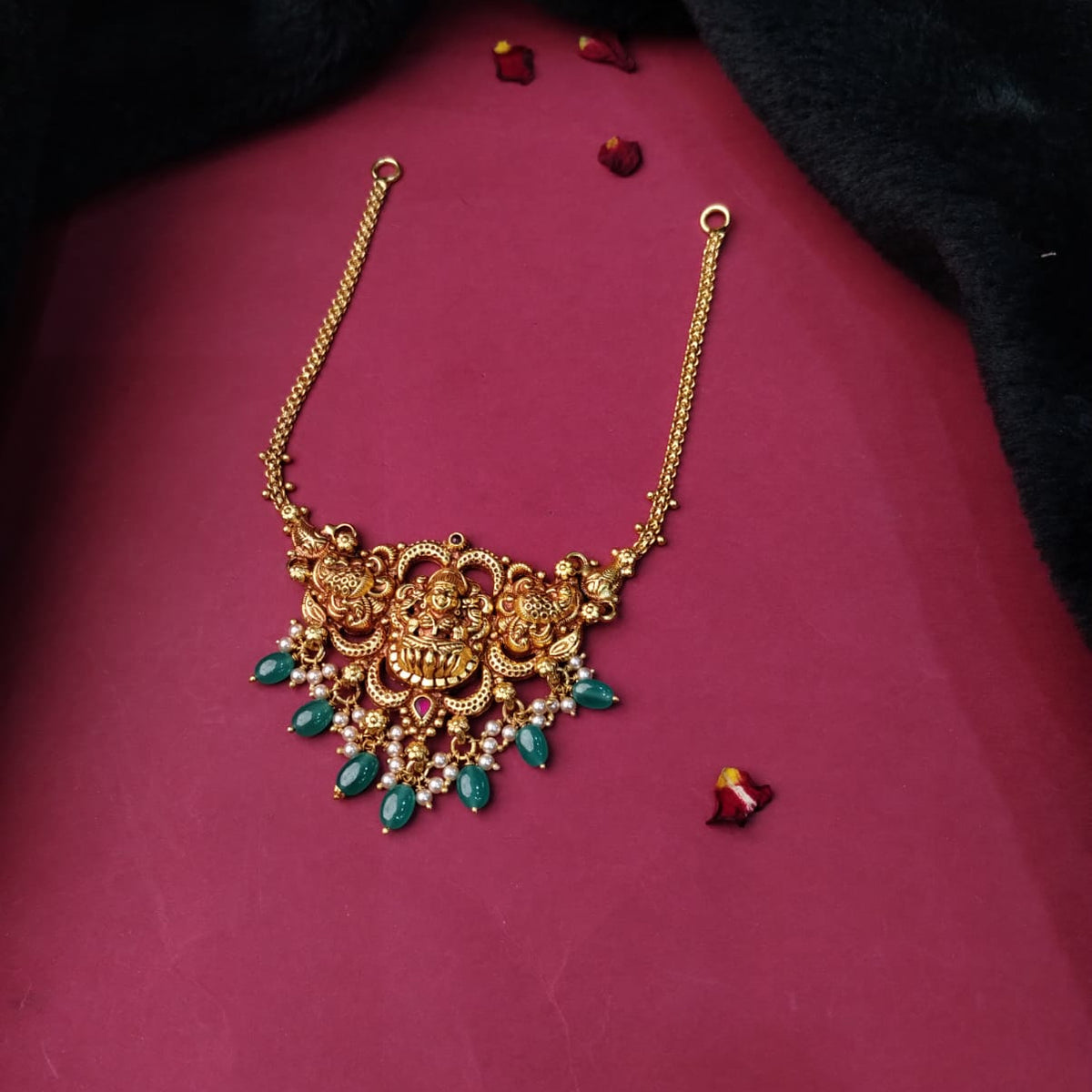 Made Of Pure Silver 92.5 Nakshi Necklace - 0308
