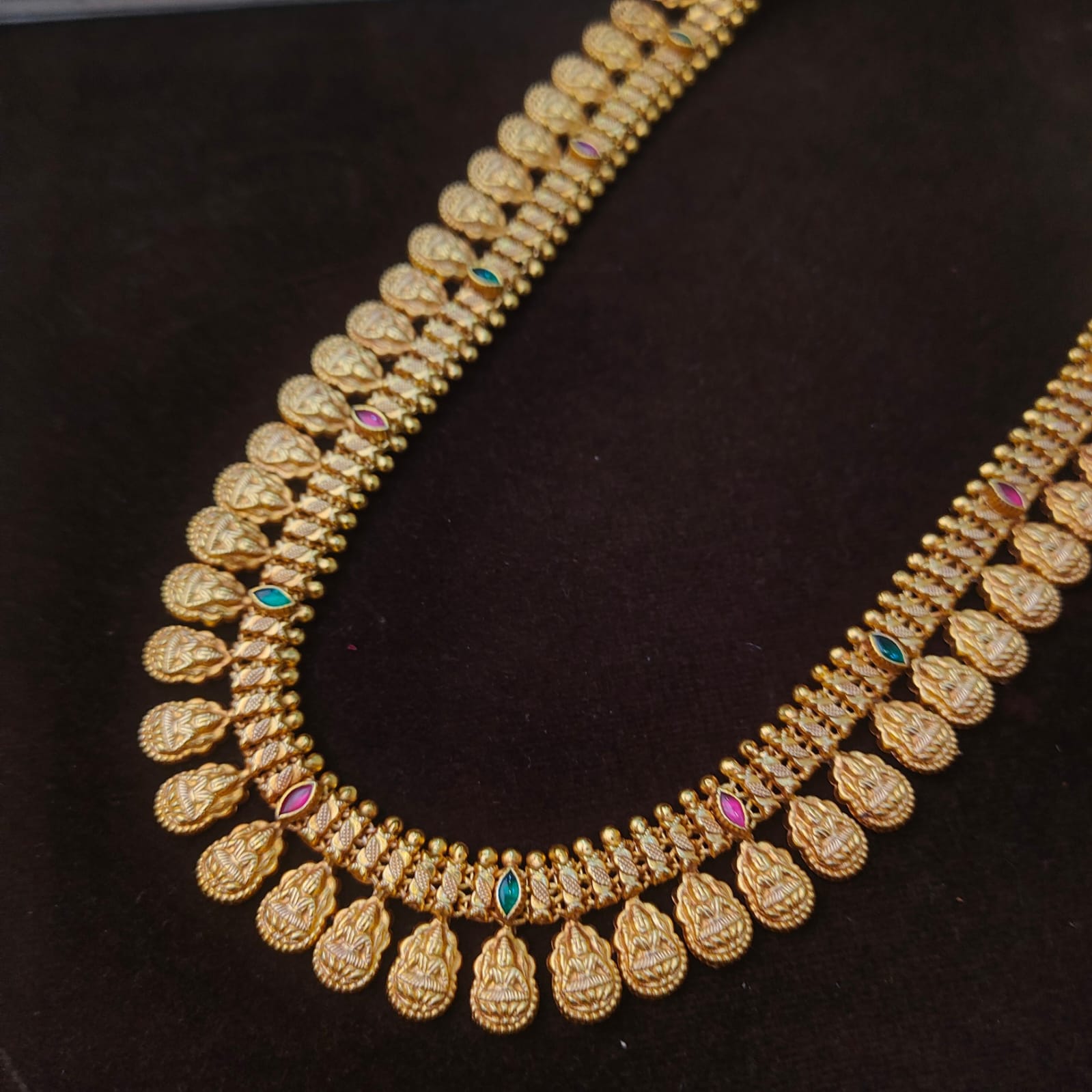 925 Silver Antique Nakshi Haram-2133