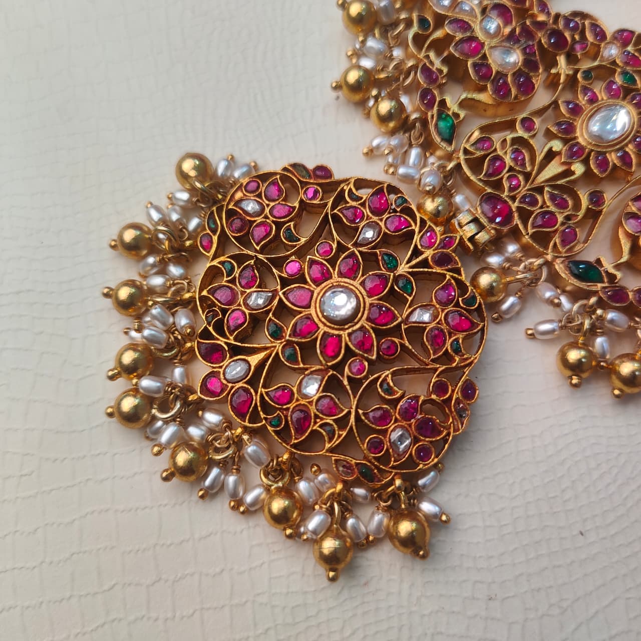 Silver 92.5 Kundan Pendant-2696