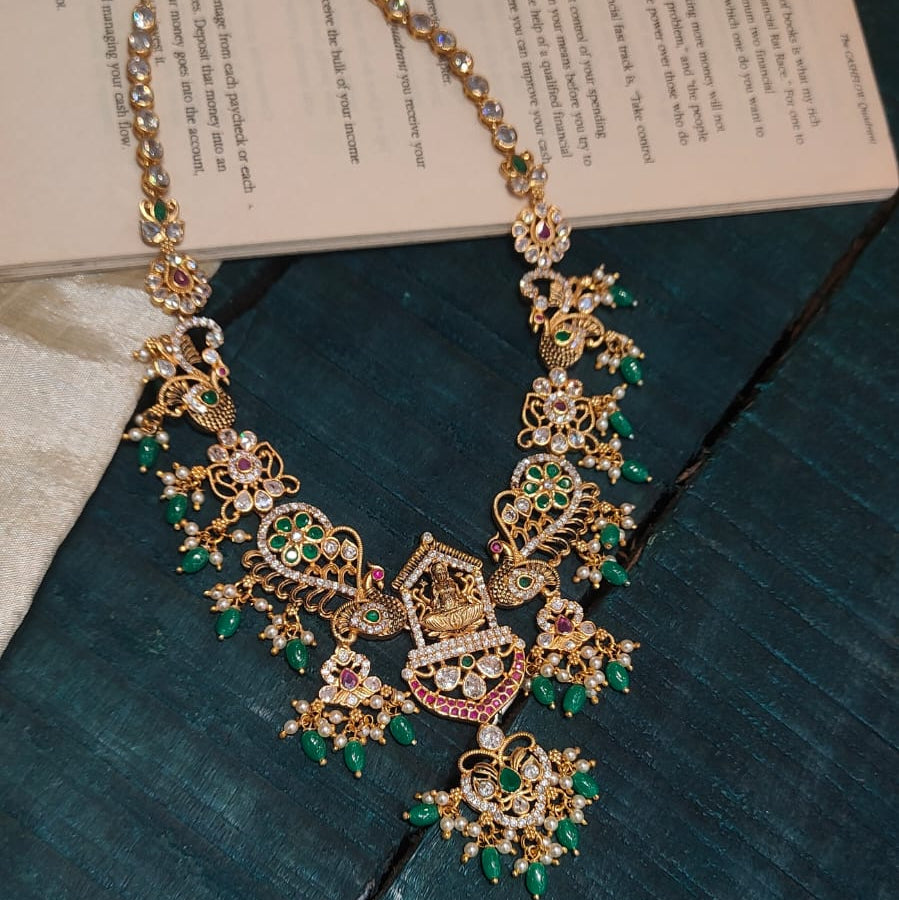 Silver 925  Necklace With Earring-2079