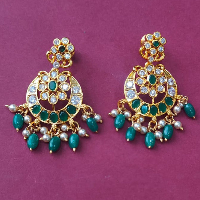 Silver 925  Necklace With Earring-2109