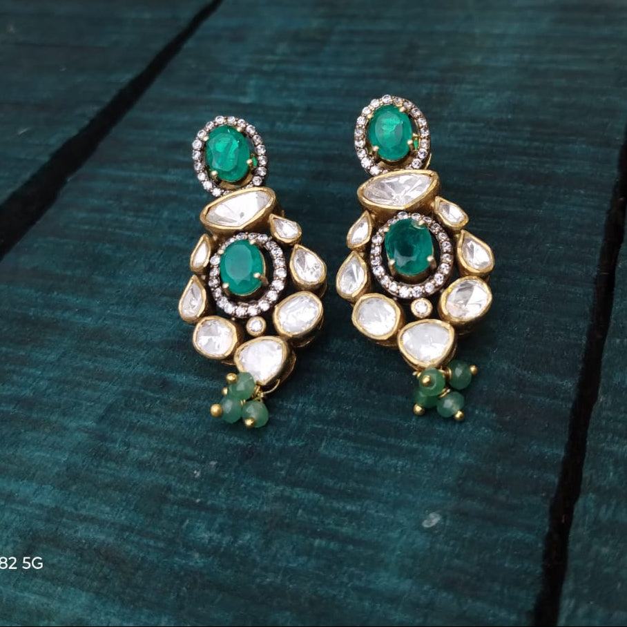 Silver 92.5 Victorian Earrings -2082