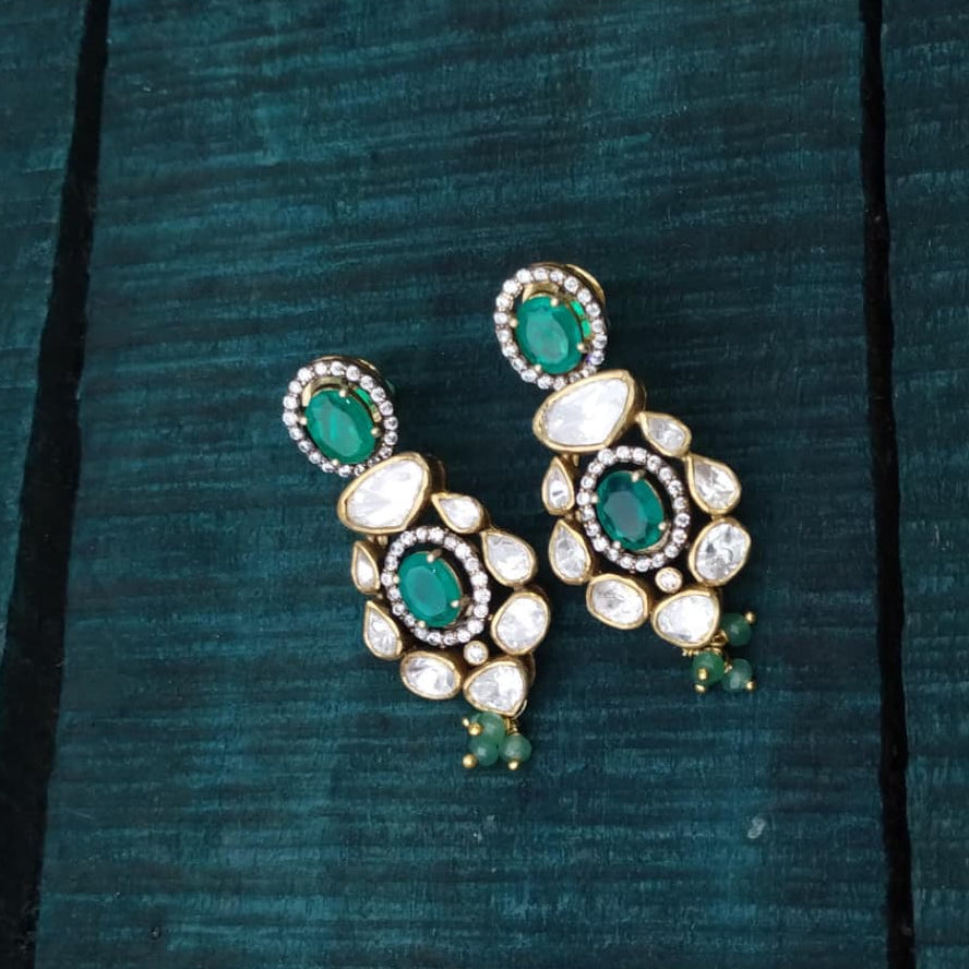 Silver 92.5 Victorian Earrings -2082